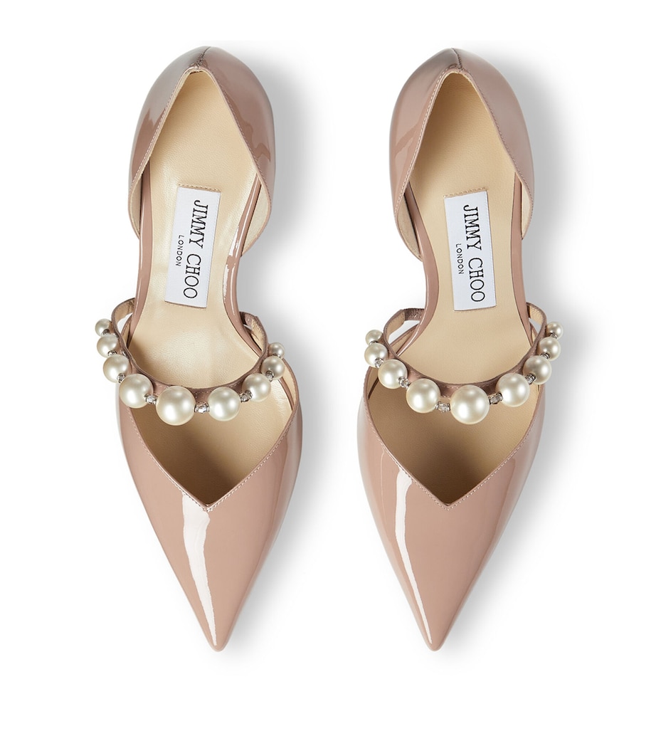 Aurelie 85 Patent Leather Pumps BALLET PINK/WHITE Image 2