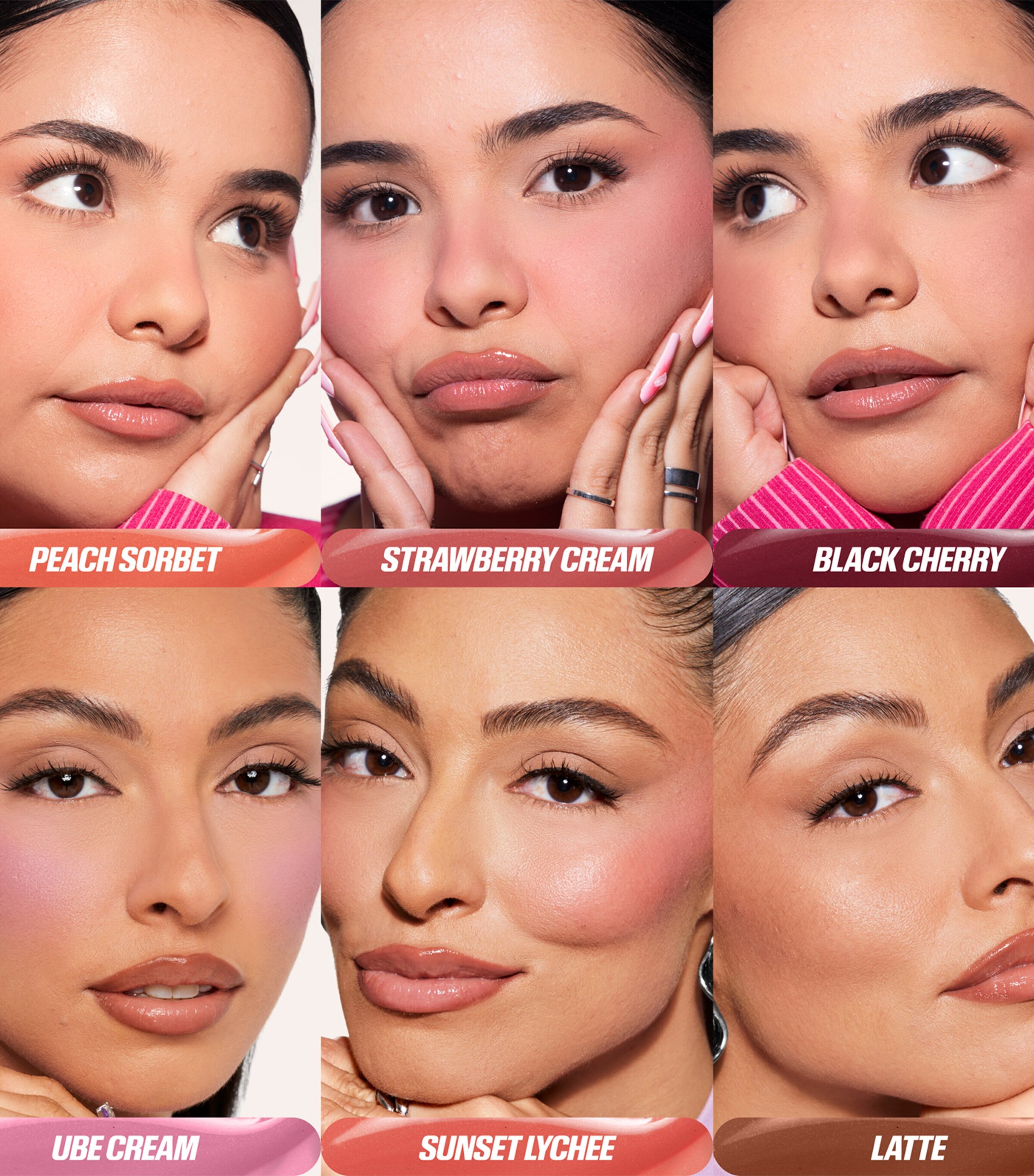 Swatch Blush Filter Liquid Blush UBE CREAM Image 4