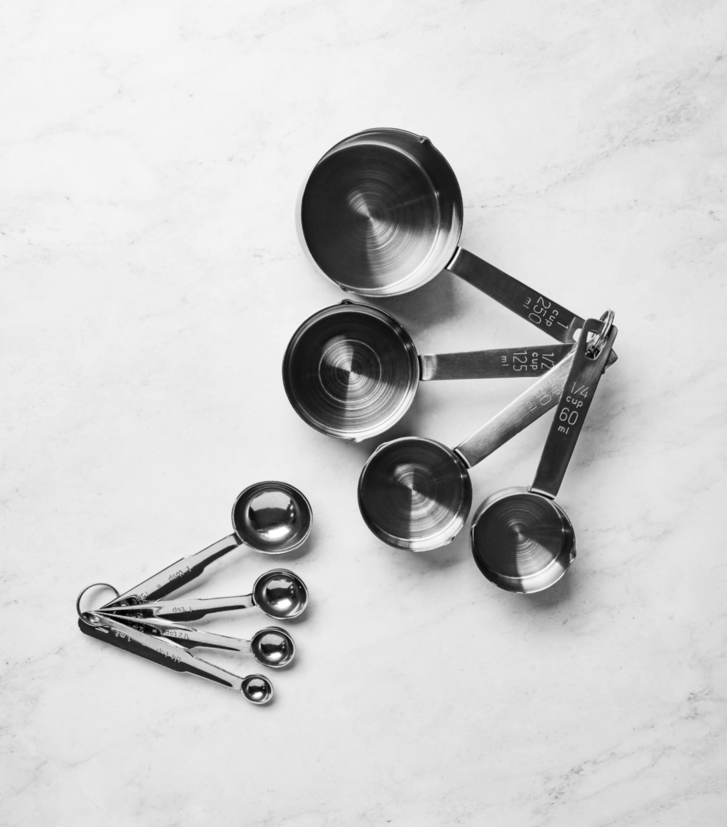 De Buyer Stainless Steel Measuring Spoons (Set of 4) Steel Image 3