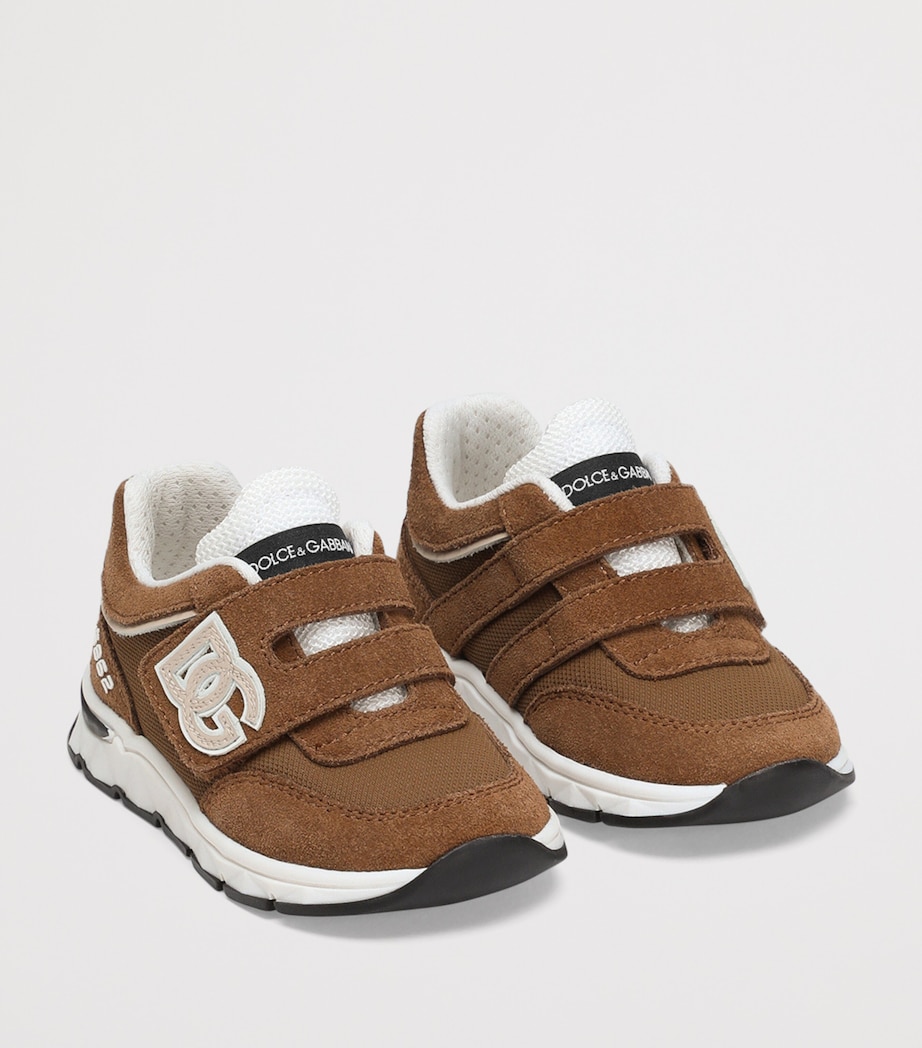 Calfskin Sneakers 8L838-MARRONE/CO Image 2