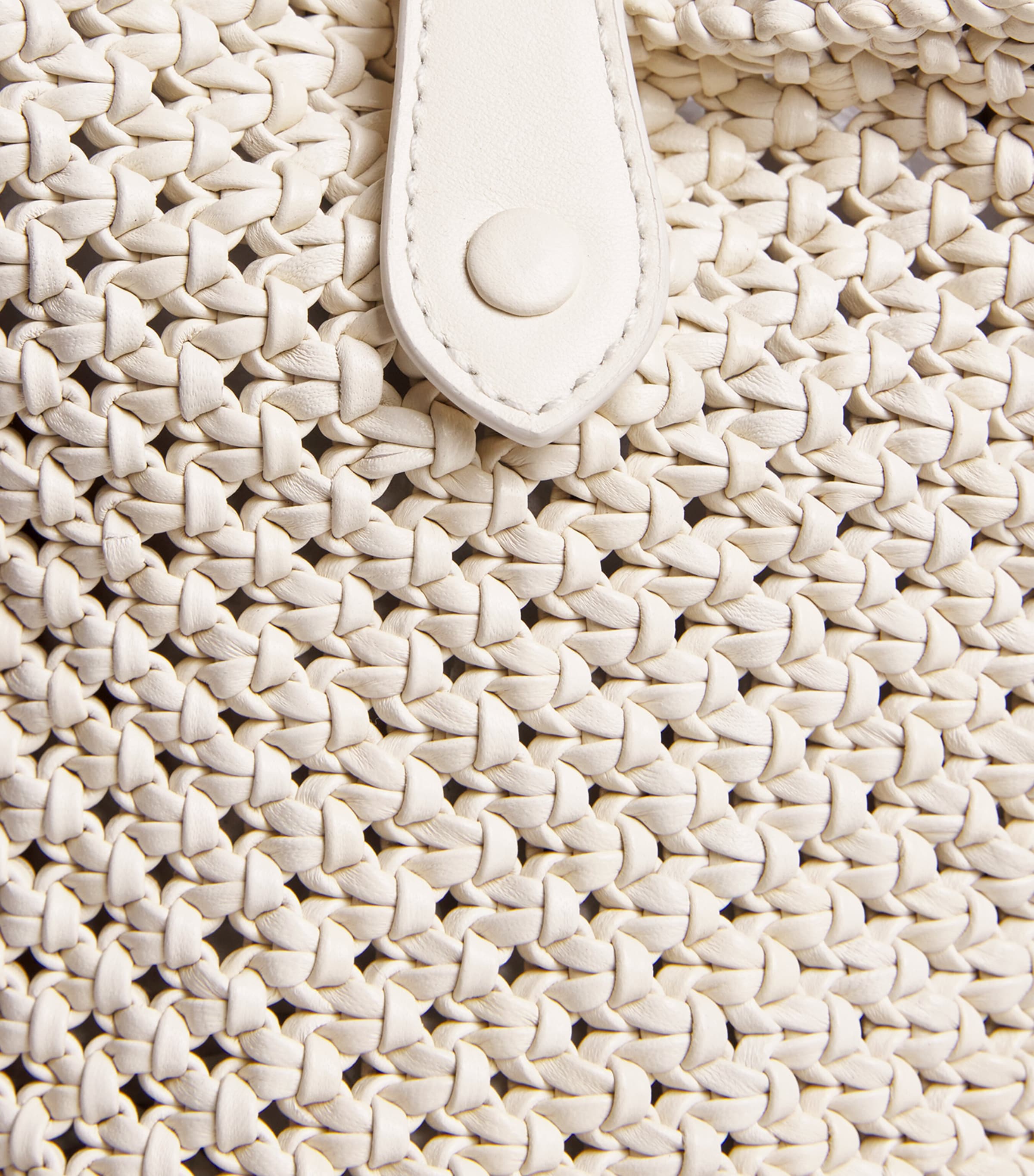 Leather Bellport Satchel Bag FROSTING Image 7