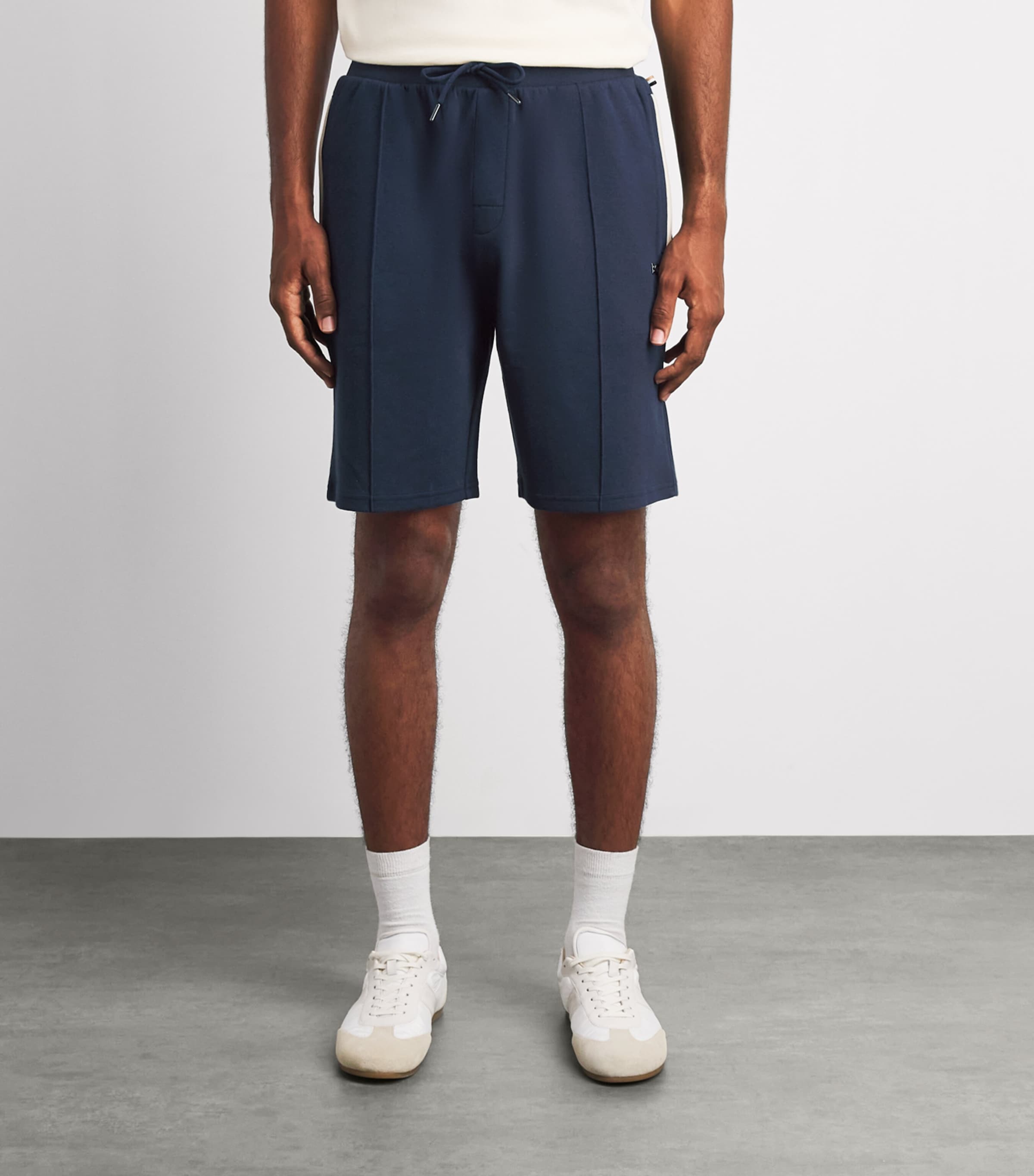 BOSS Mens Sense Sweatshorts Dark Blue Image 4