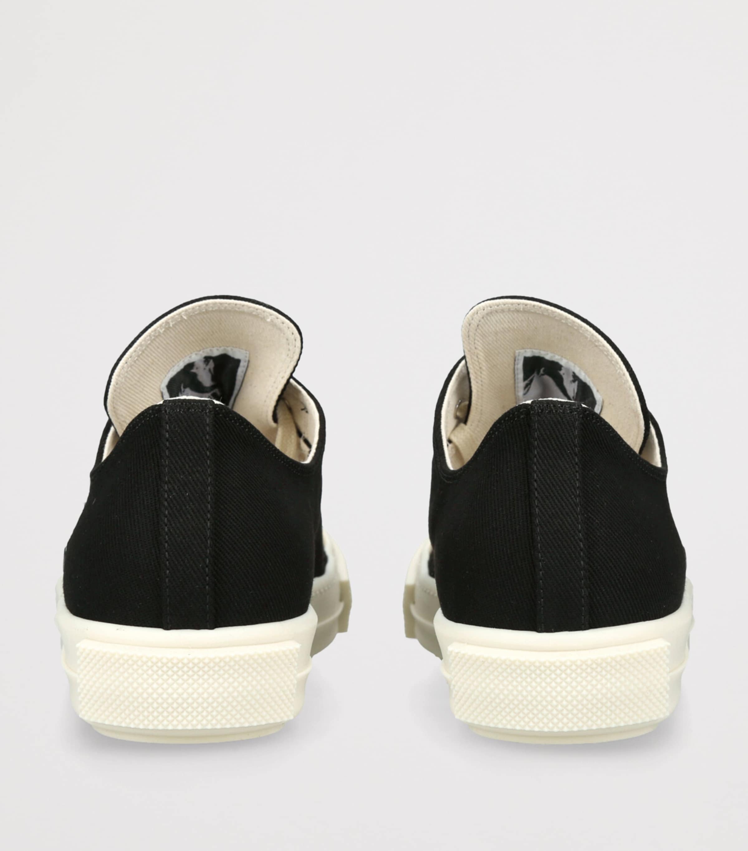 Rick Owens DRKSHDW Canvas Eyelet DRKSHDW Low-Top Sneakers Black Image 2