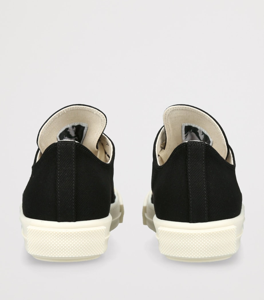 Rick Owens DRKSHDW Canvas Eyelet DRKSHDW Low-Top Sneakers Black Image 2