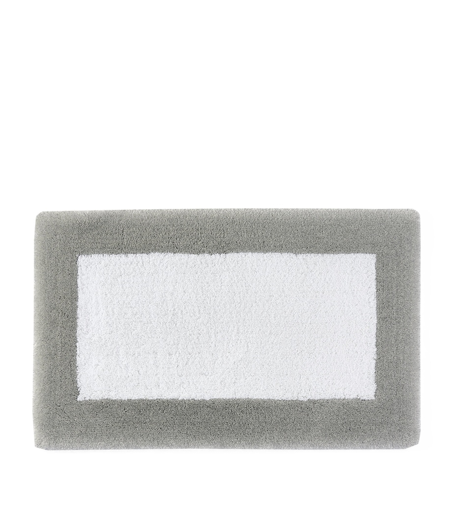 Abyss & Habidecor Shiny Bath Mat (60cm x 100cm) White/silver Image 1