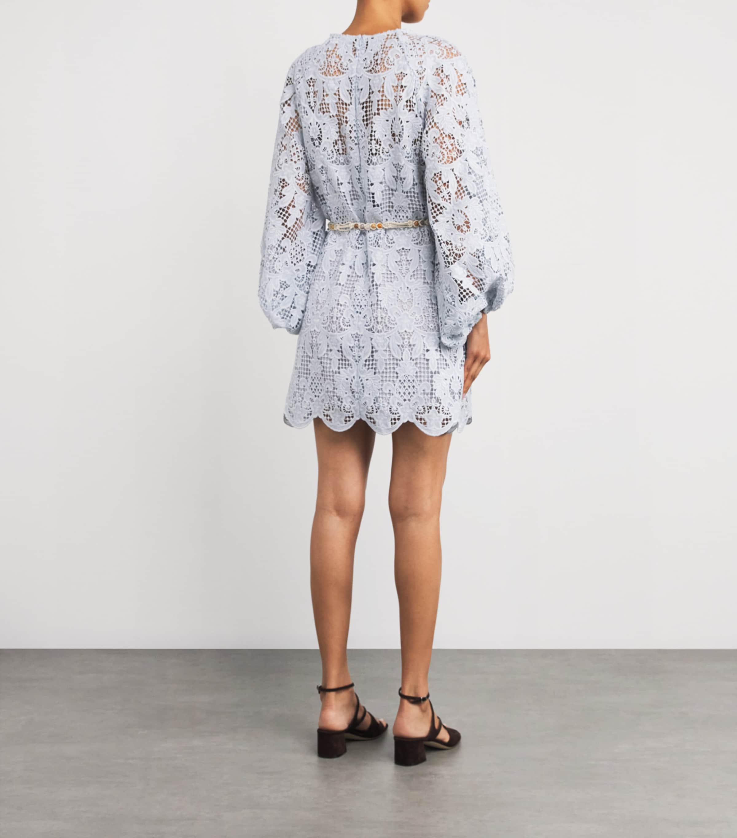 【Zimmermann】COCO LACE TUNIC MINI DRESS レースチュニック Zimmermann Silk Coco Tunic Midi Dress | Harrods US