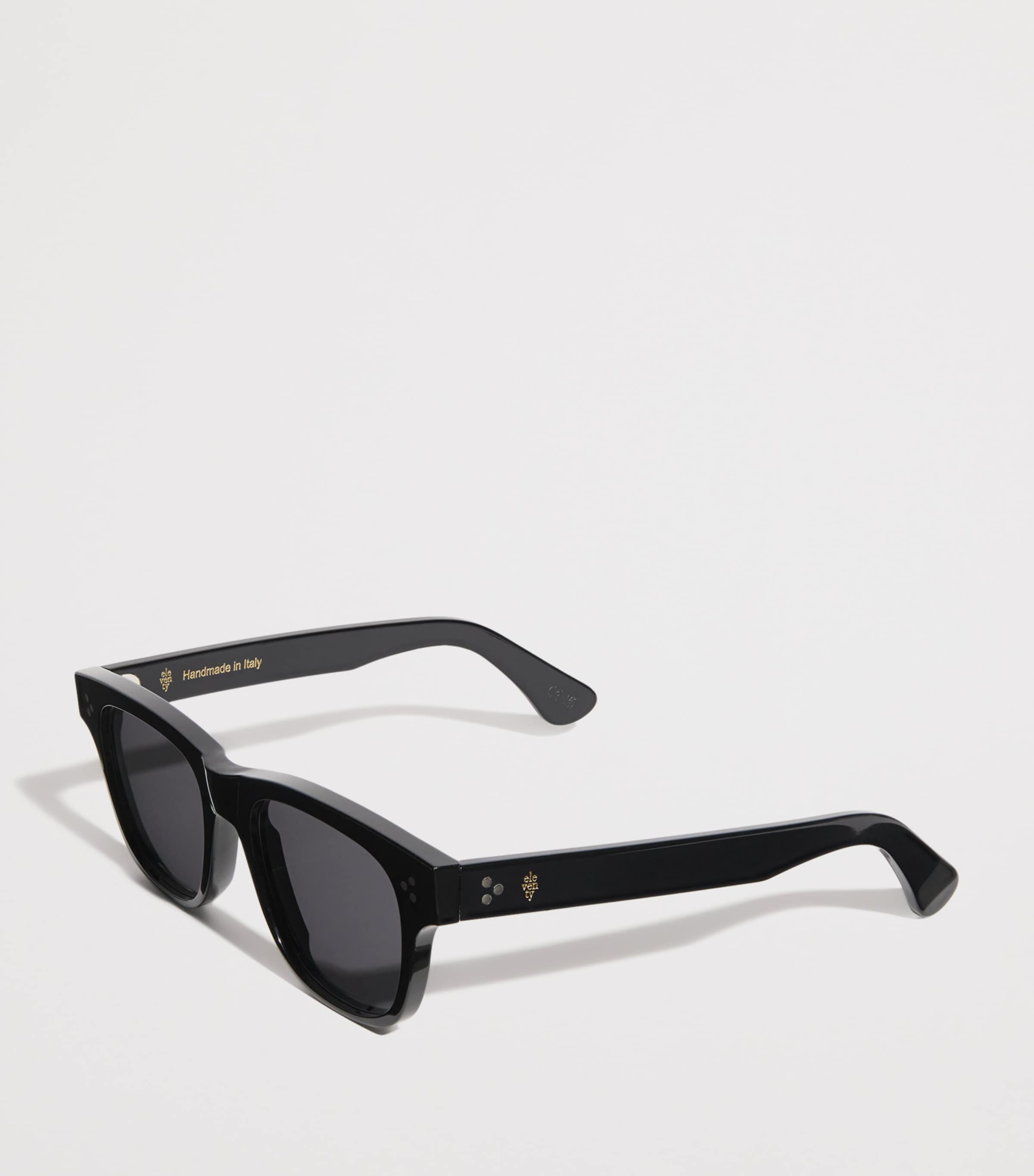 Eleventy Cellulose Acetate Marco Sunglasses Nero E Nero Image 2