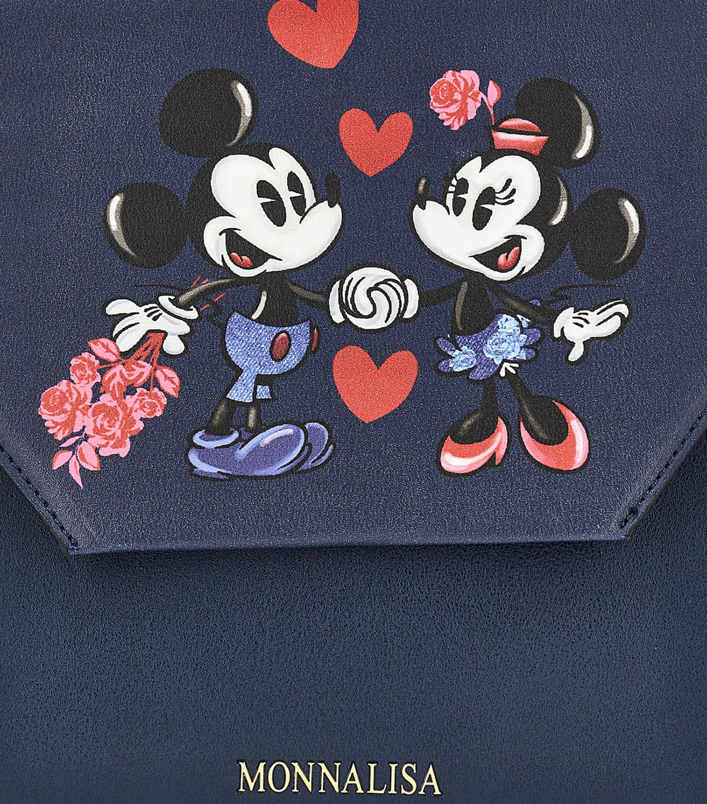 Mickey And Minnie Backpack BLU NAVY Image 4