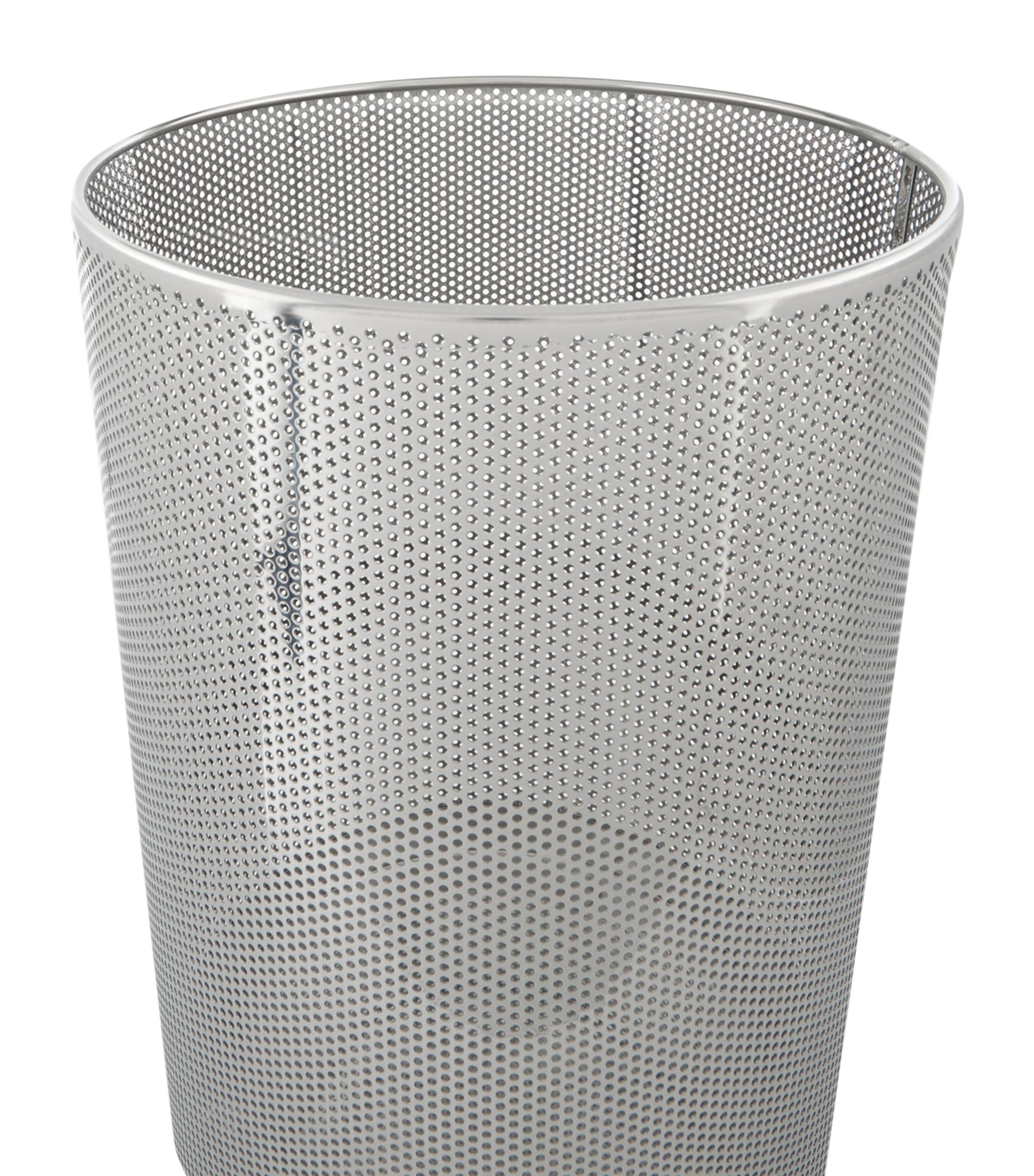 Round Laundry Basket SILVER Image 2