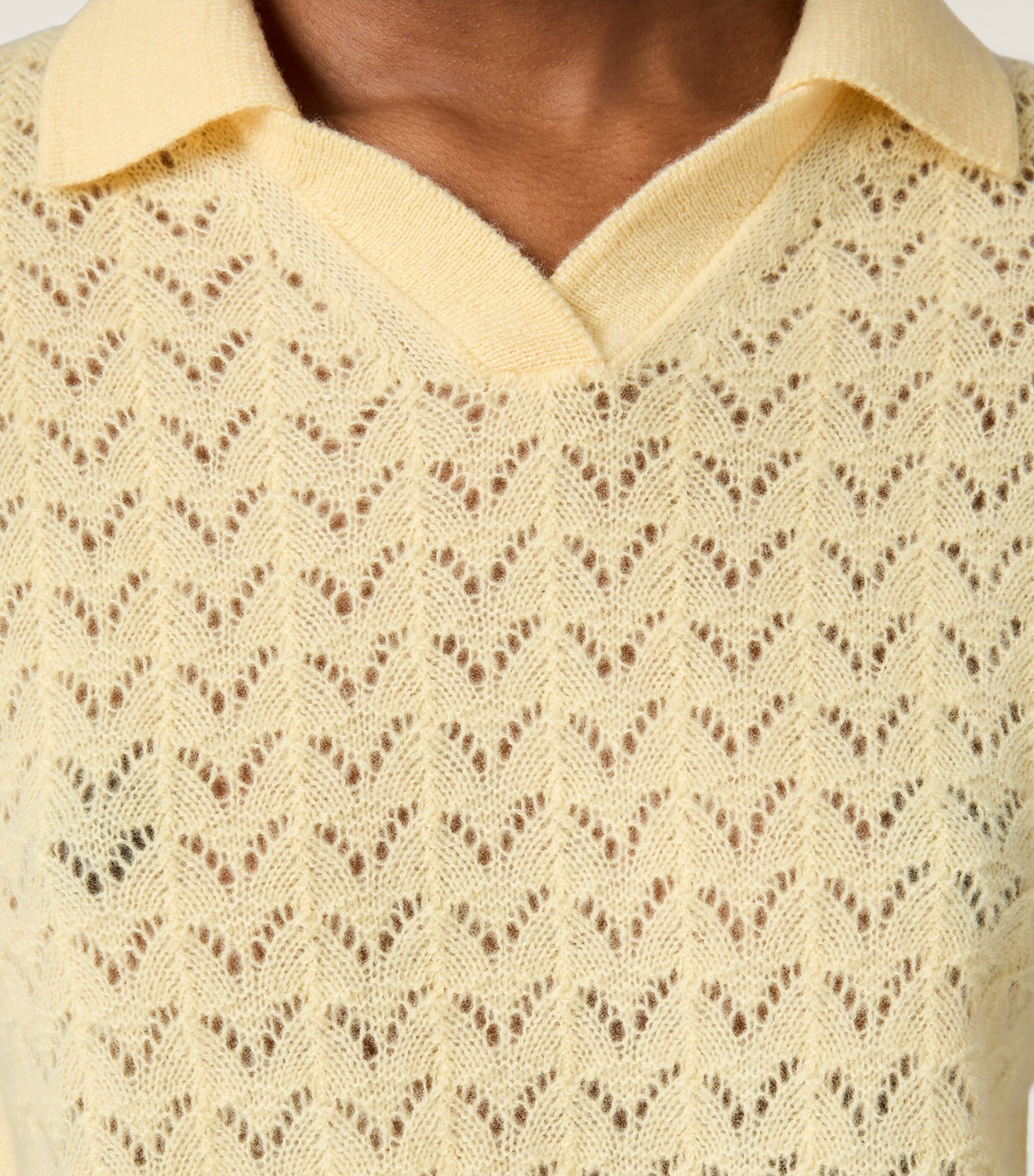 Miu Miu Womens Cashmere Polo Sweater Image 4