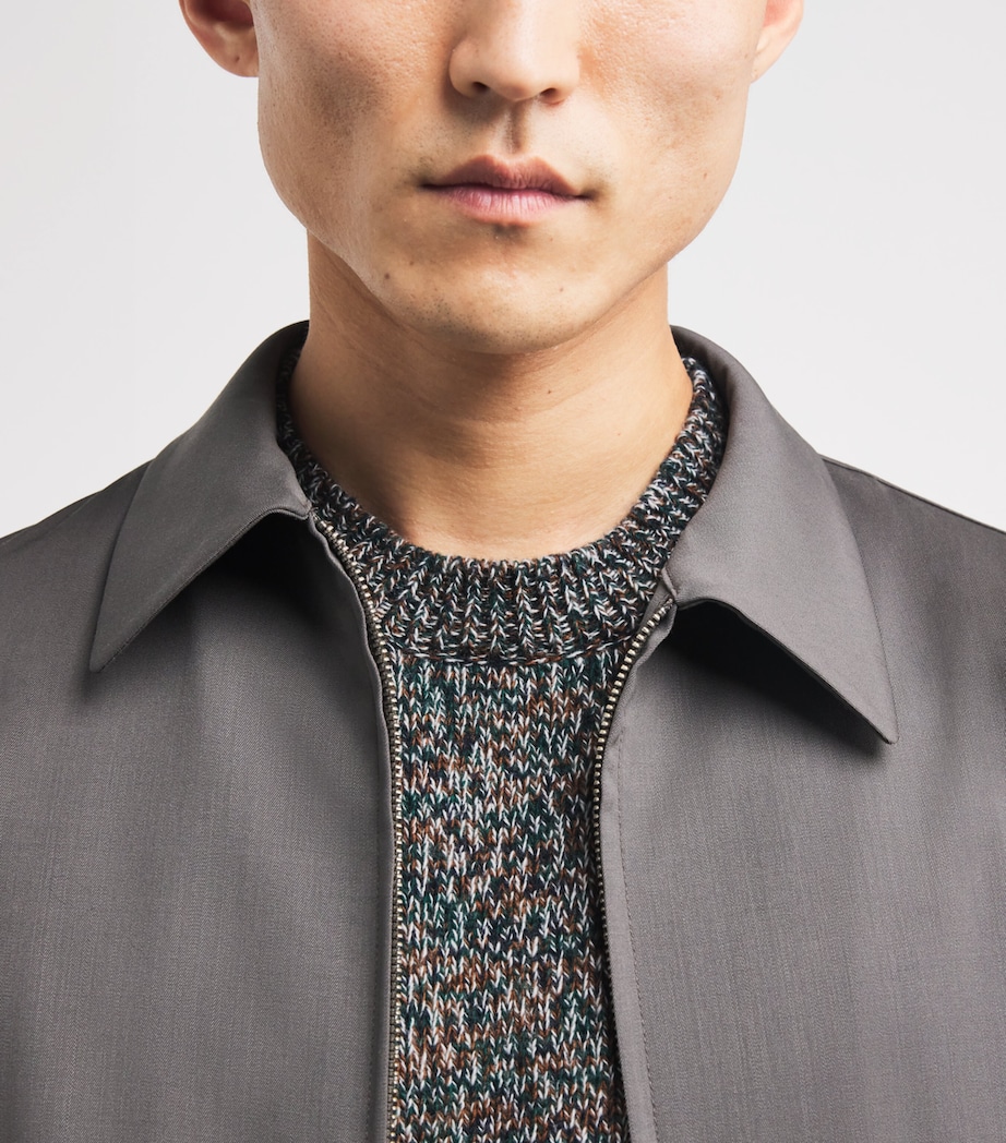 Wool Speckled-Knit Sweatshirt BOSCO 380 Image 6