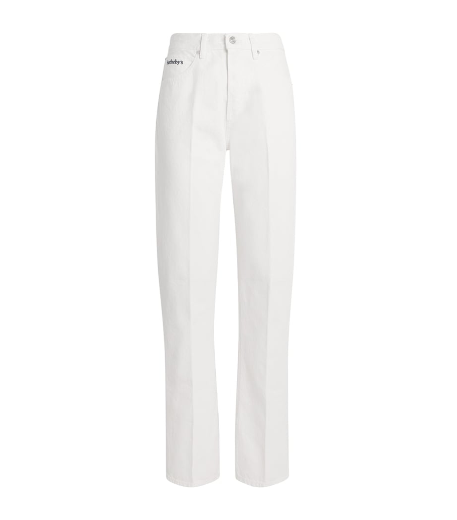x Sotheby's Vertical Jeans WHITE Image 1