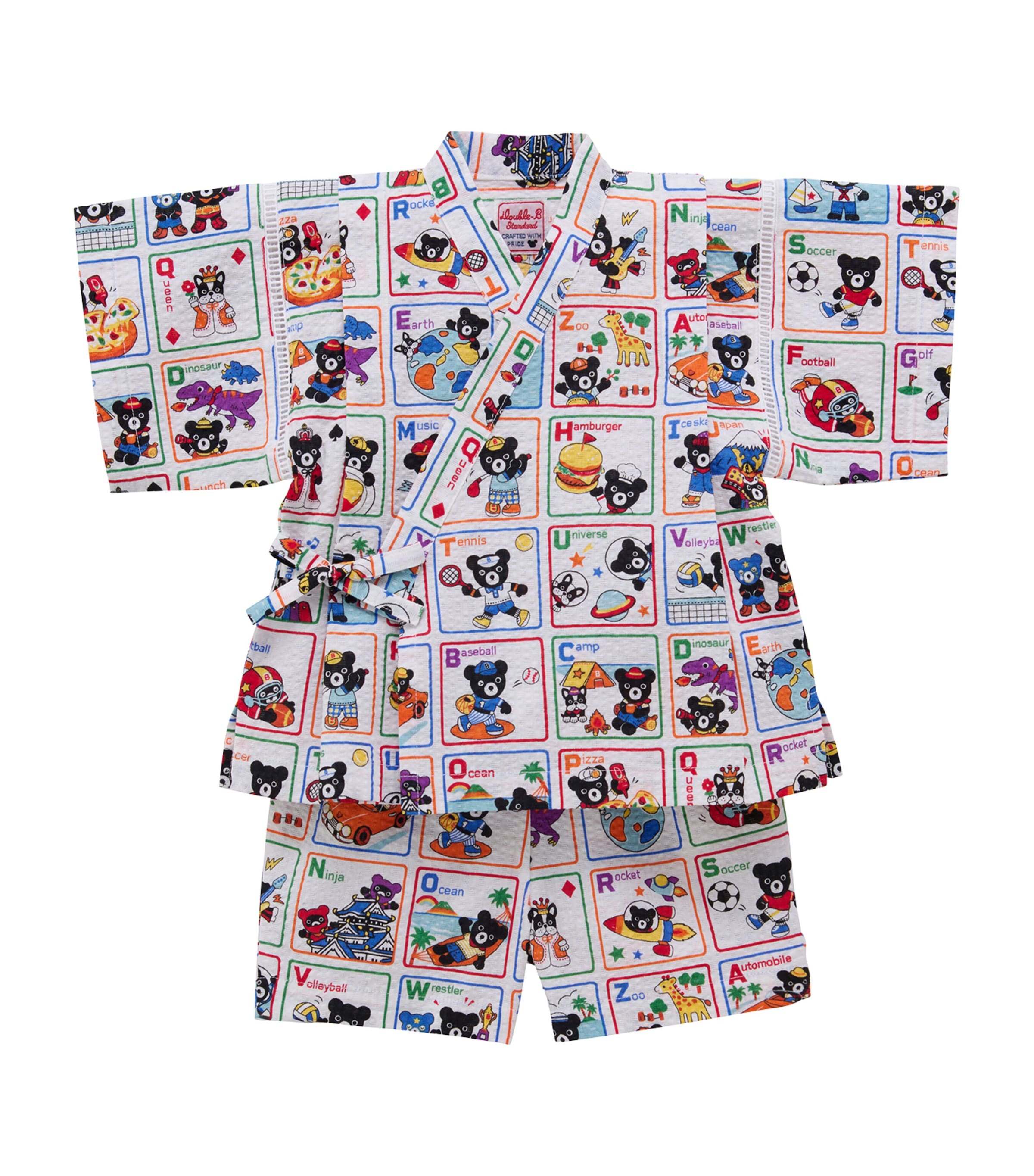 Miki House Cotton Pucci Jinbei Set (2-7 Years) Image 1
