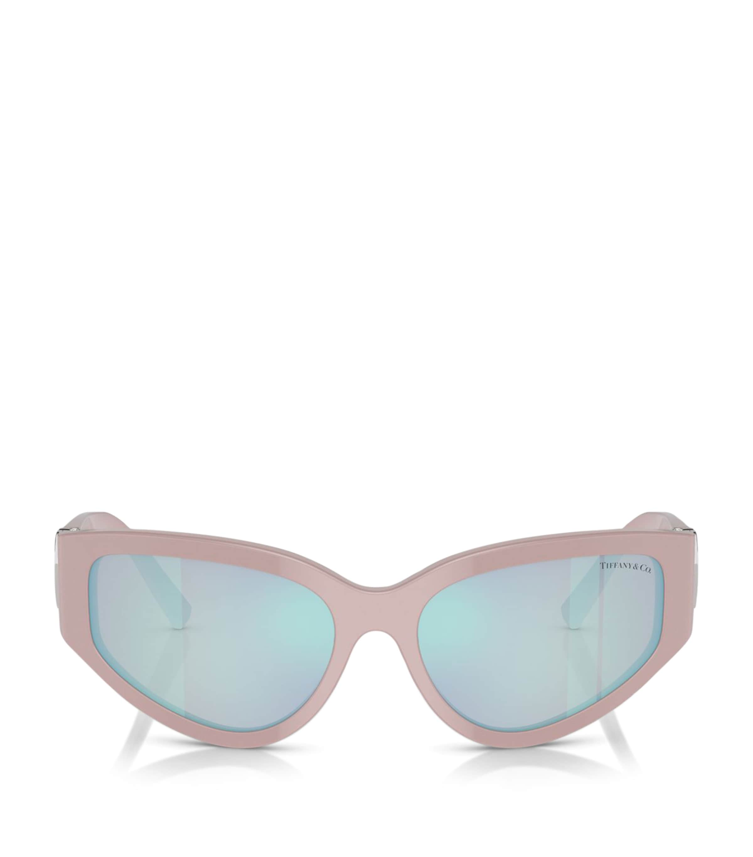 Tiffany & Co Acetate Heart-detail Sunglasses In Pink