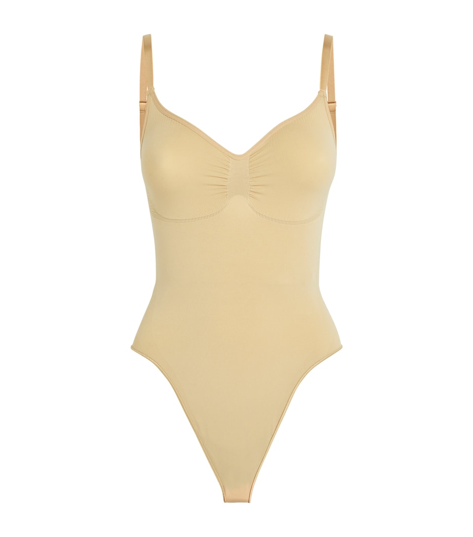 Seamless Sculpt Thong Bodysuit CLAY Image 1