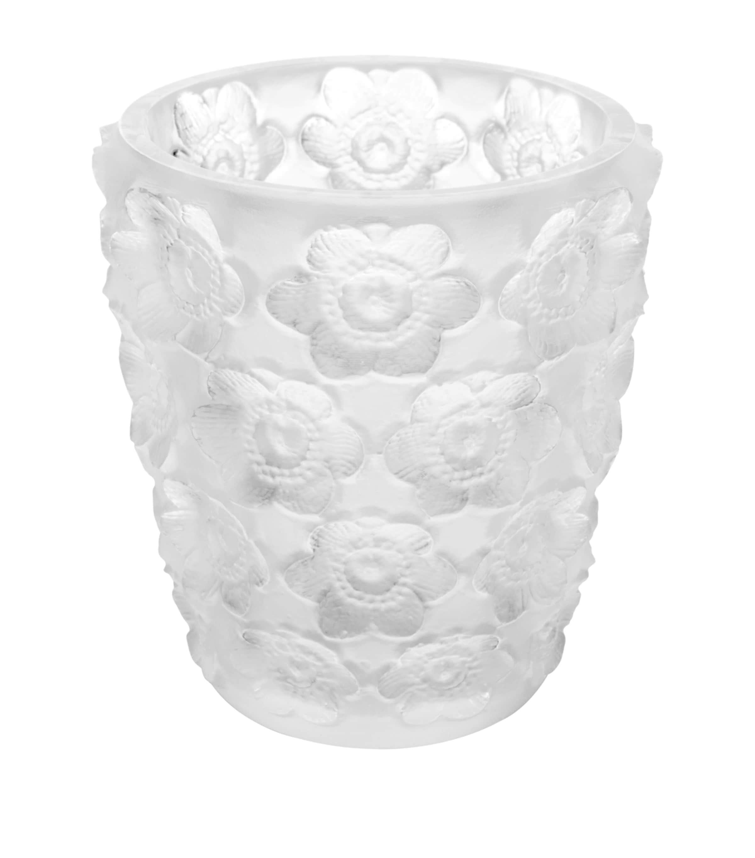 Lalique Anemone Votive In Transparent