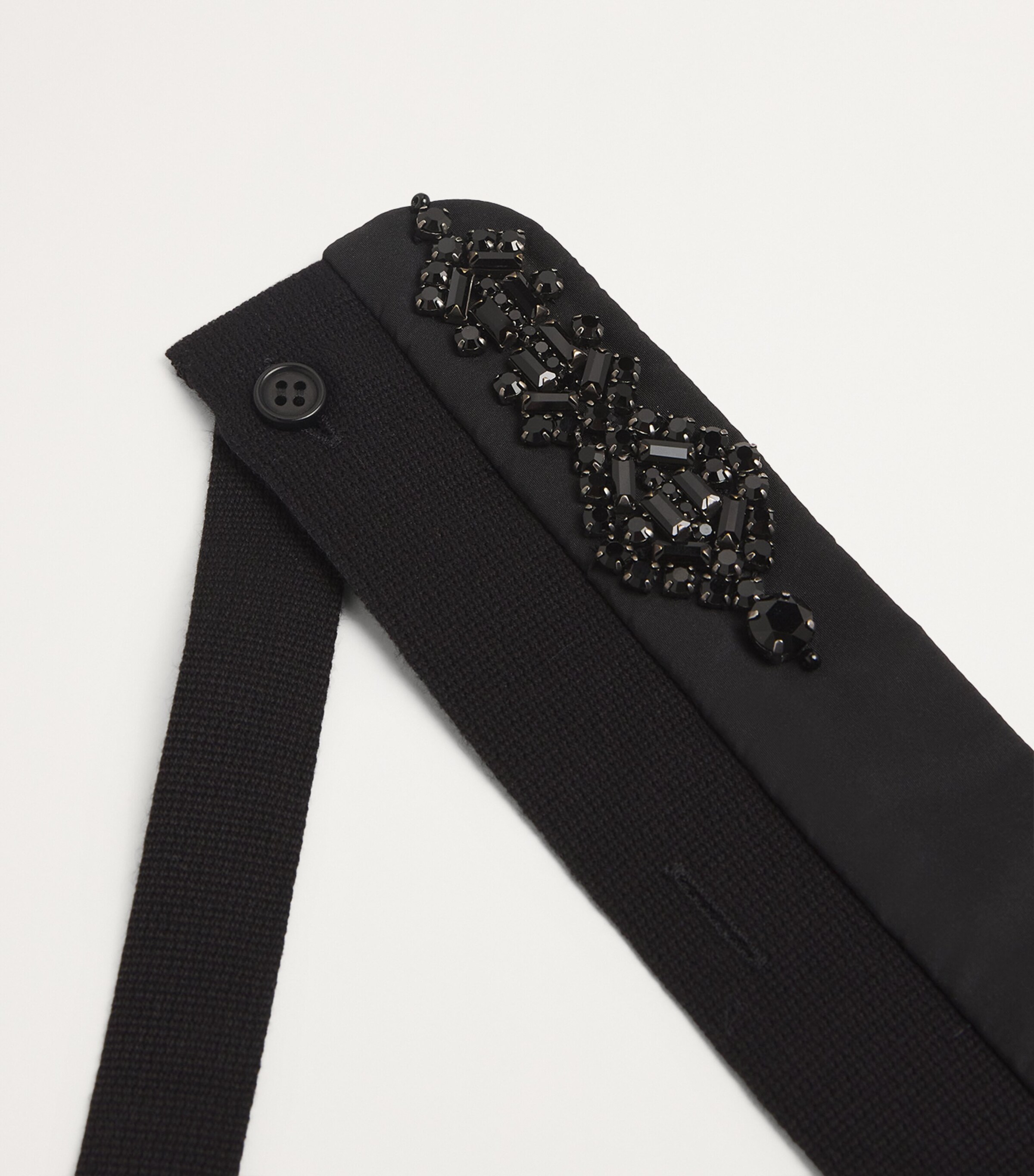 Embellished Hood Trim BLACK Image 2