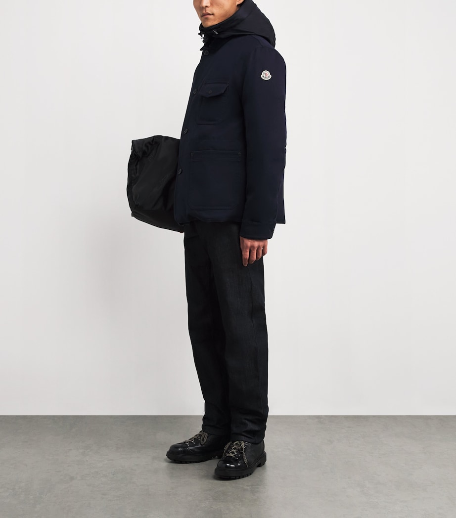 Double-Layered Hooded Arras Jacket 76I Image 2