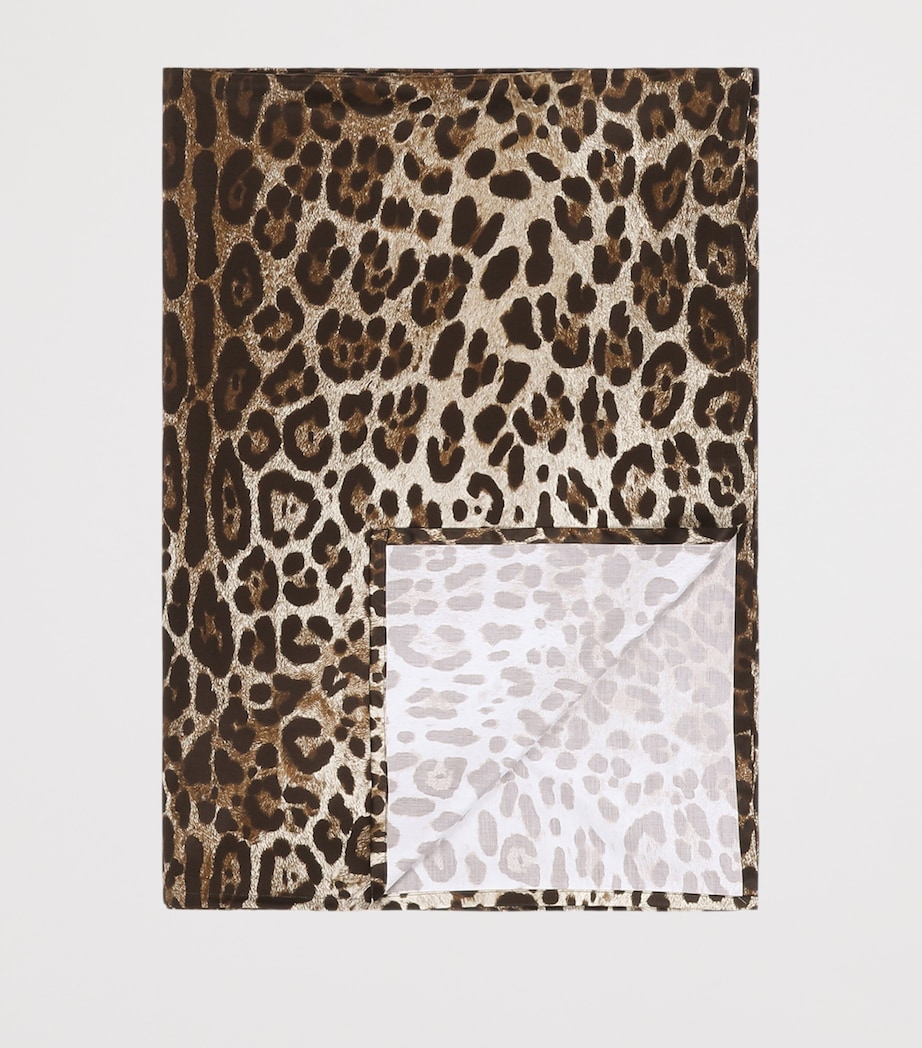 Cotton Leopard King Fitted Sheet (300cm x 300cm) UL003-LEOPARDO Image 2