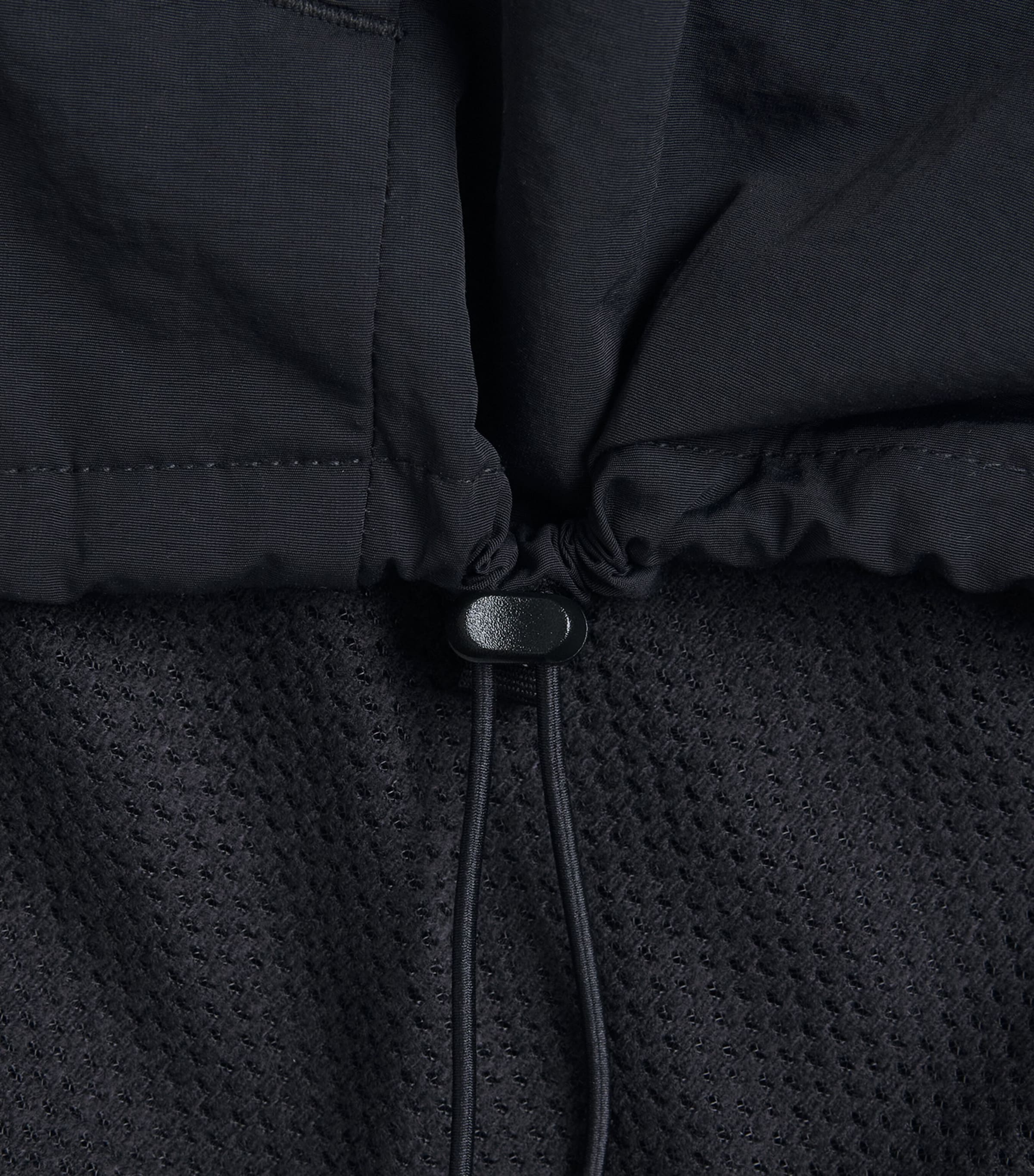Fred Perry Mens Taslan Oversized Shell Jacket Black Image 6