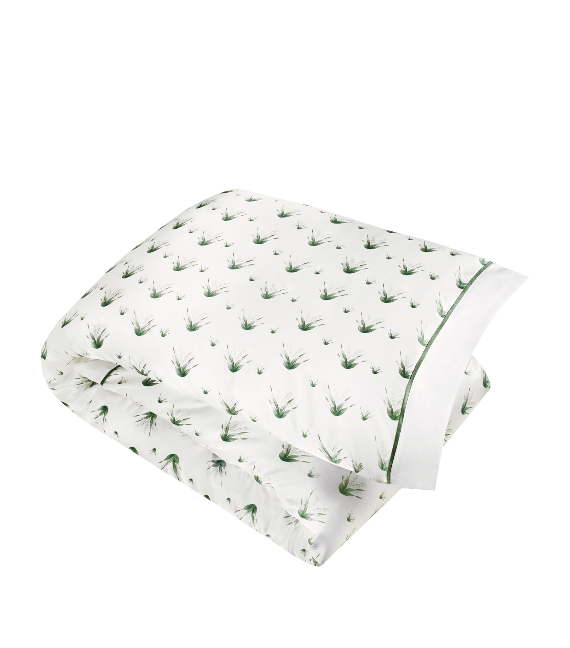 Gingerlily X Memo Press Silk Lily Of The Valley King Duvet Cover In White