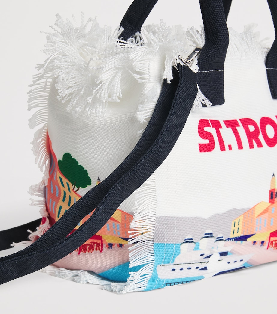 Small Canvas Colette Tote Bag 04189H POSTCARD N01 Image 3