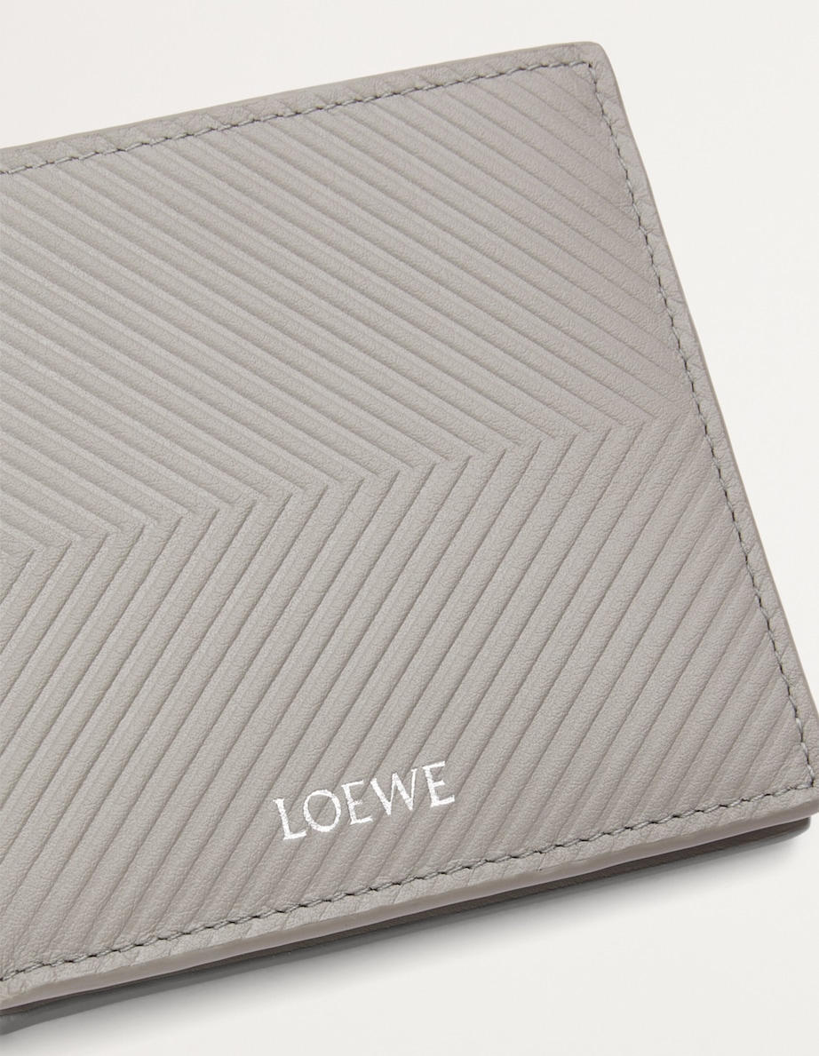 Leather Bifold Wallet SHELL GREY Image 5