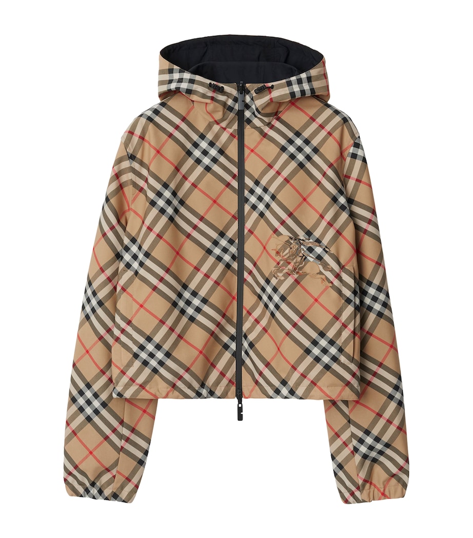 Technical Reversible Hooded Jacket SAND IP CHECK Image 1