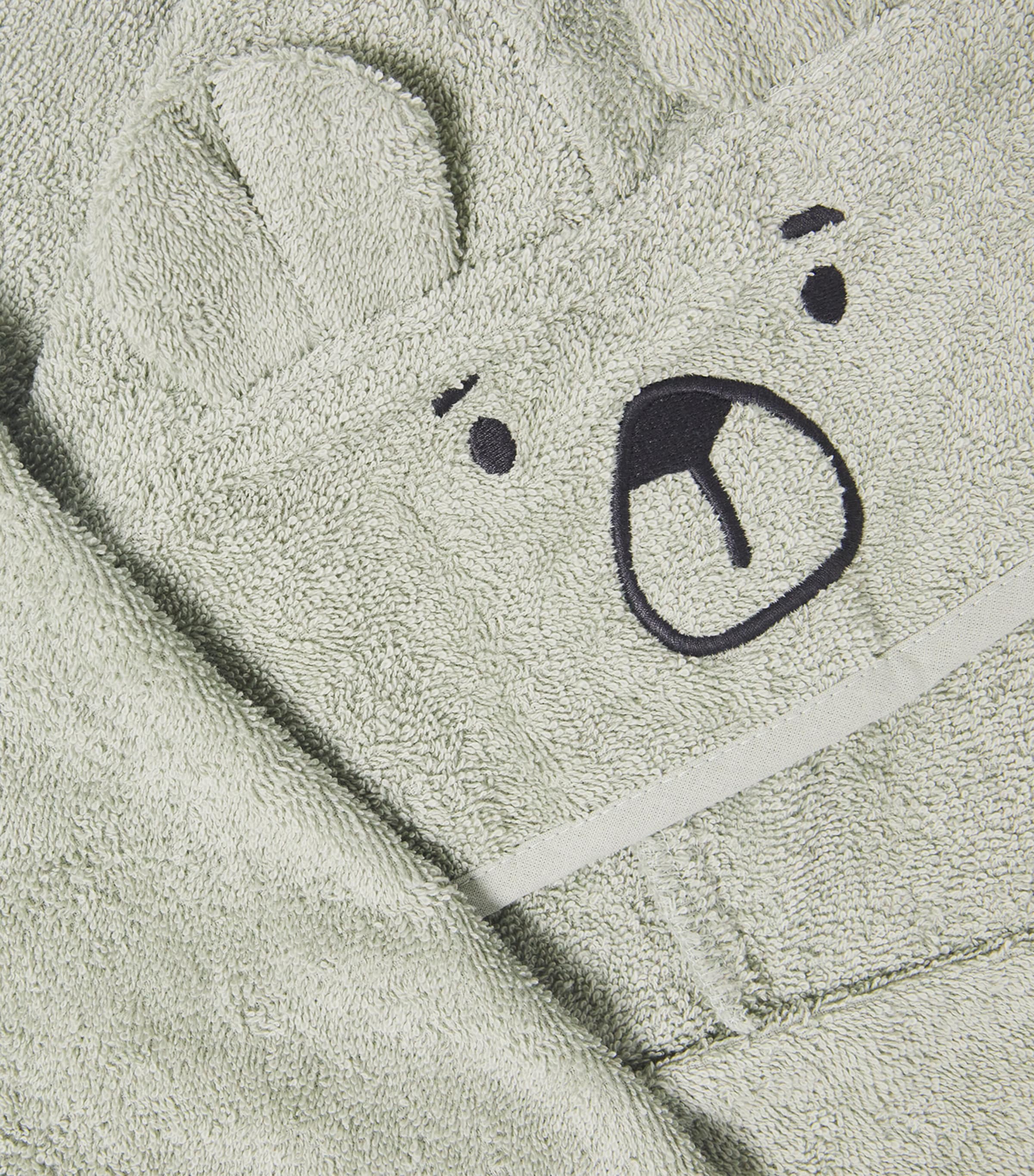 Hooded Bear Towel (50cm x 80cm) 6919DOVE BLUE Image 4