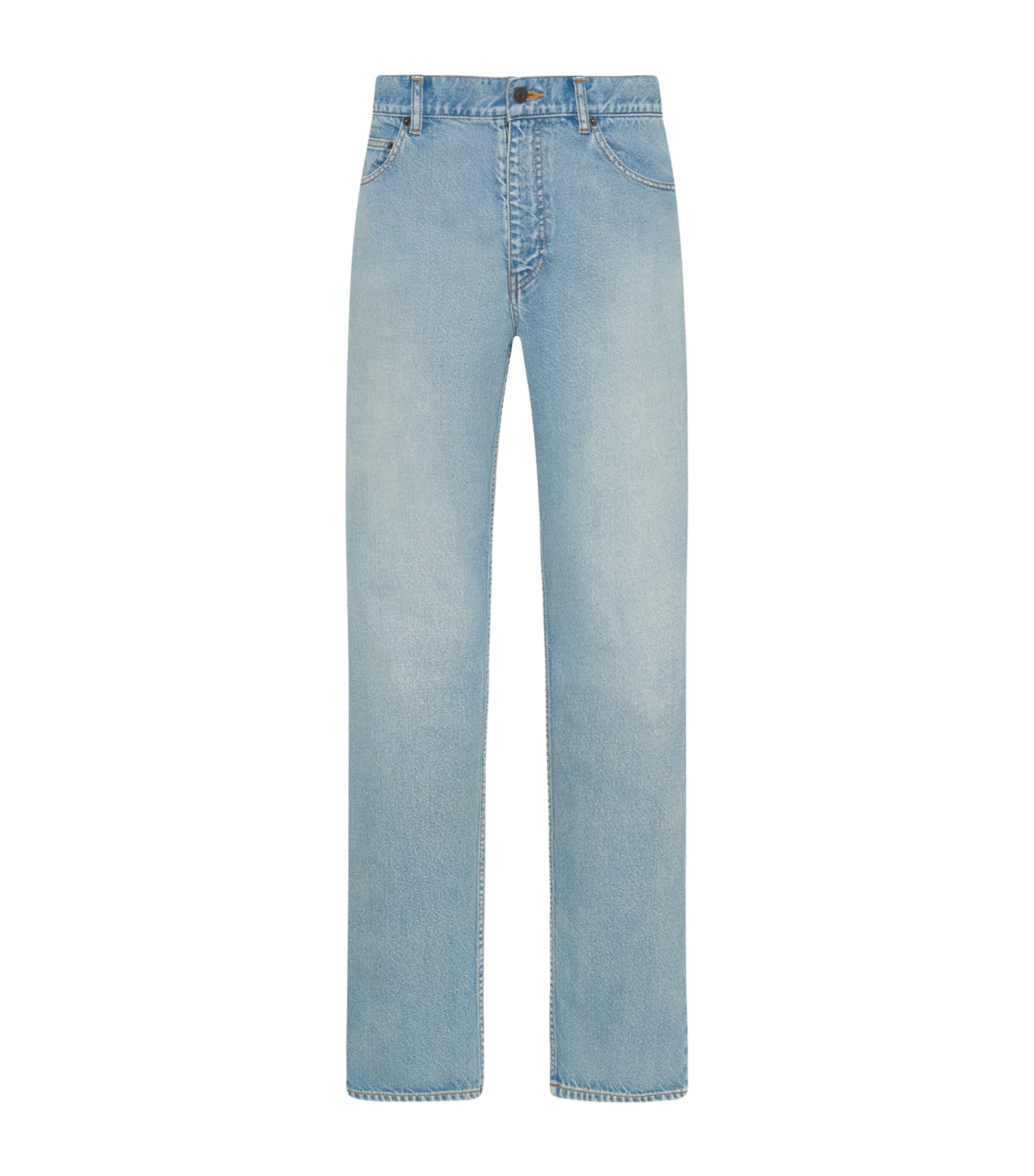 The Row Fred Cotton Jeans In Blue
