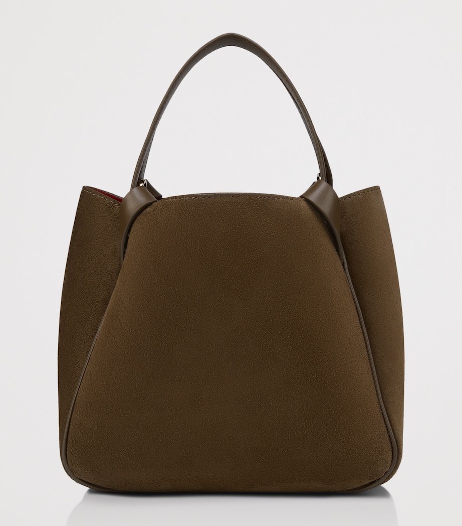 Christian Louboutin Bettina Tote Mini Suede Tote Bag Image 2