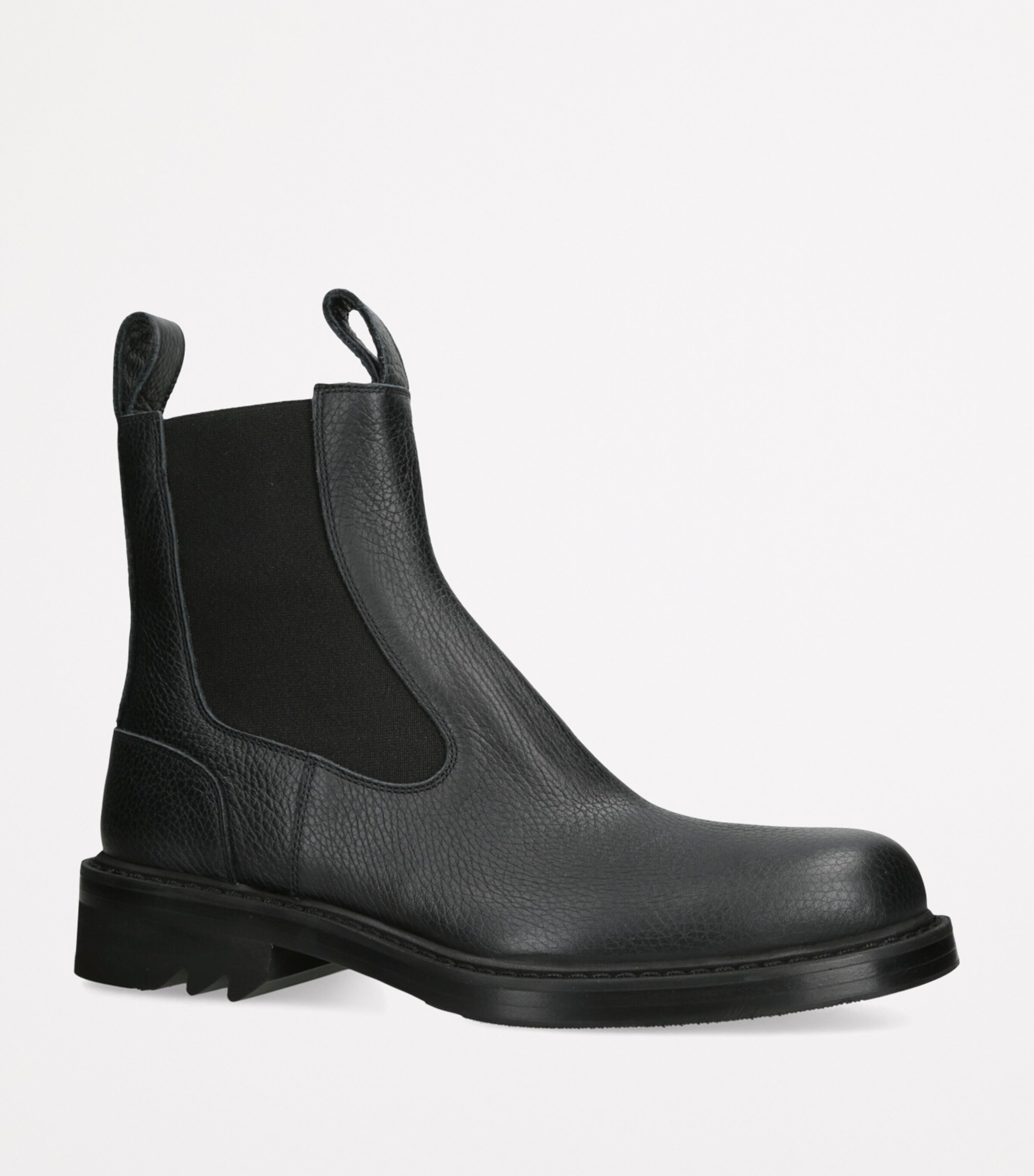 DRIES VAN NOTEN Leather Ankle Boots Black Image 3