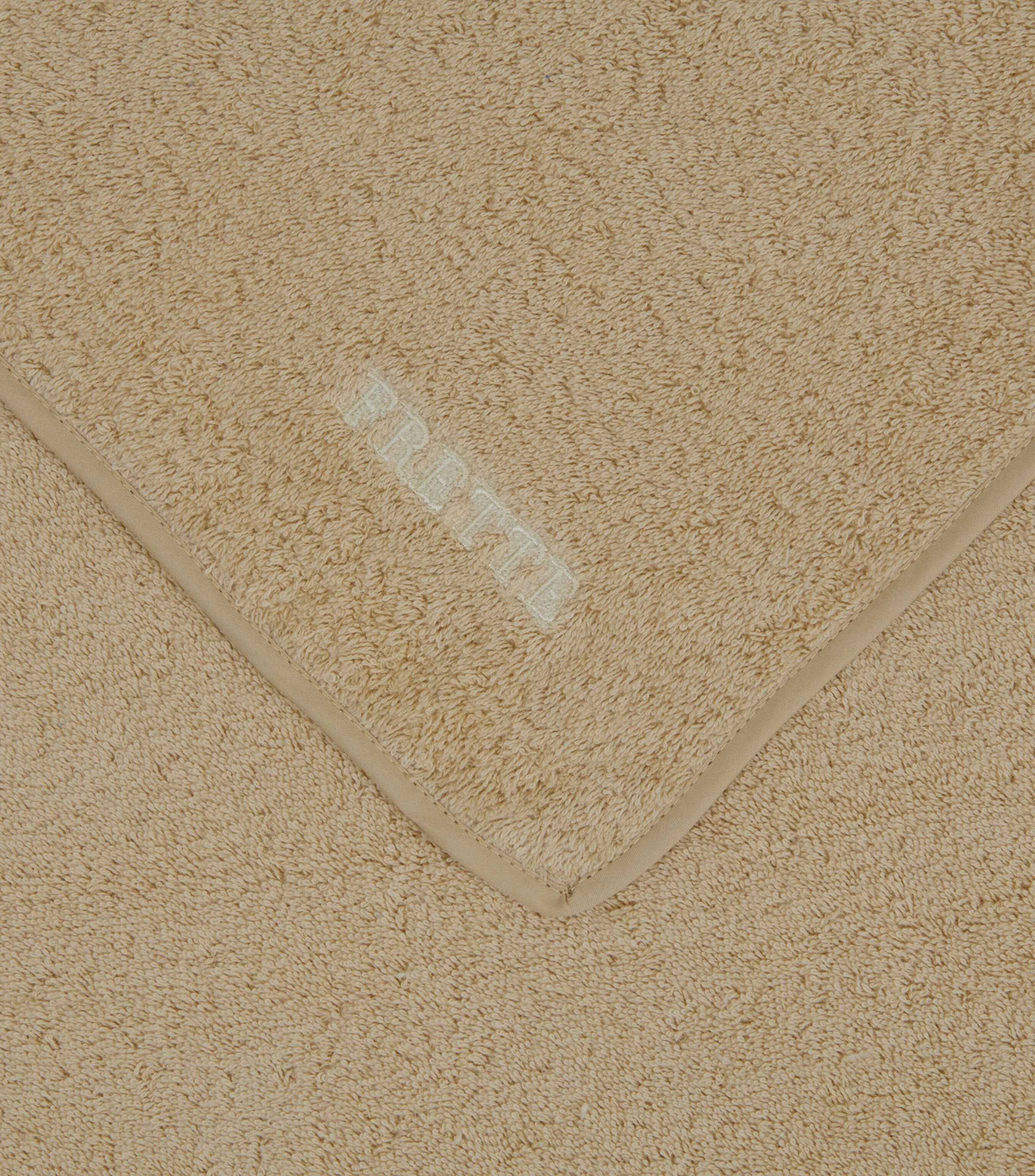 Frette Cotton Unito Bath Sheet (100cm x 150cm) Golden Beige Image 5