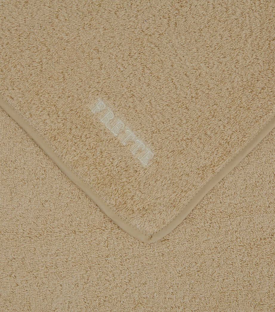 Frette Cotton Unito Bath Sheet (100cm x 150cm) Golden Beige Image 5