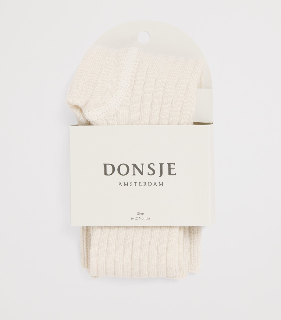 Cotton-Blend Aly Tights 00004MACAROON Image 2