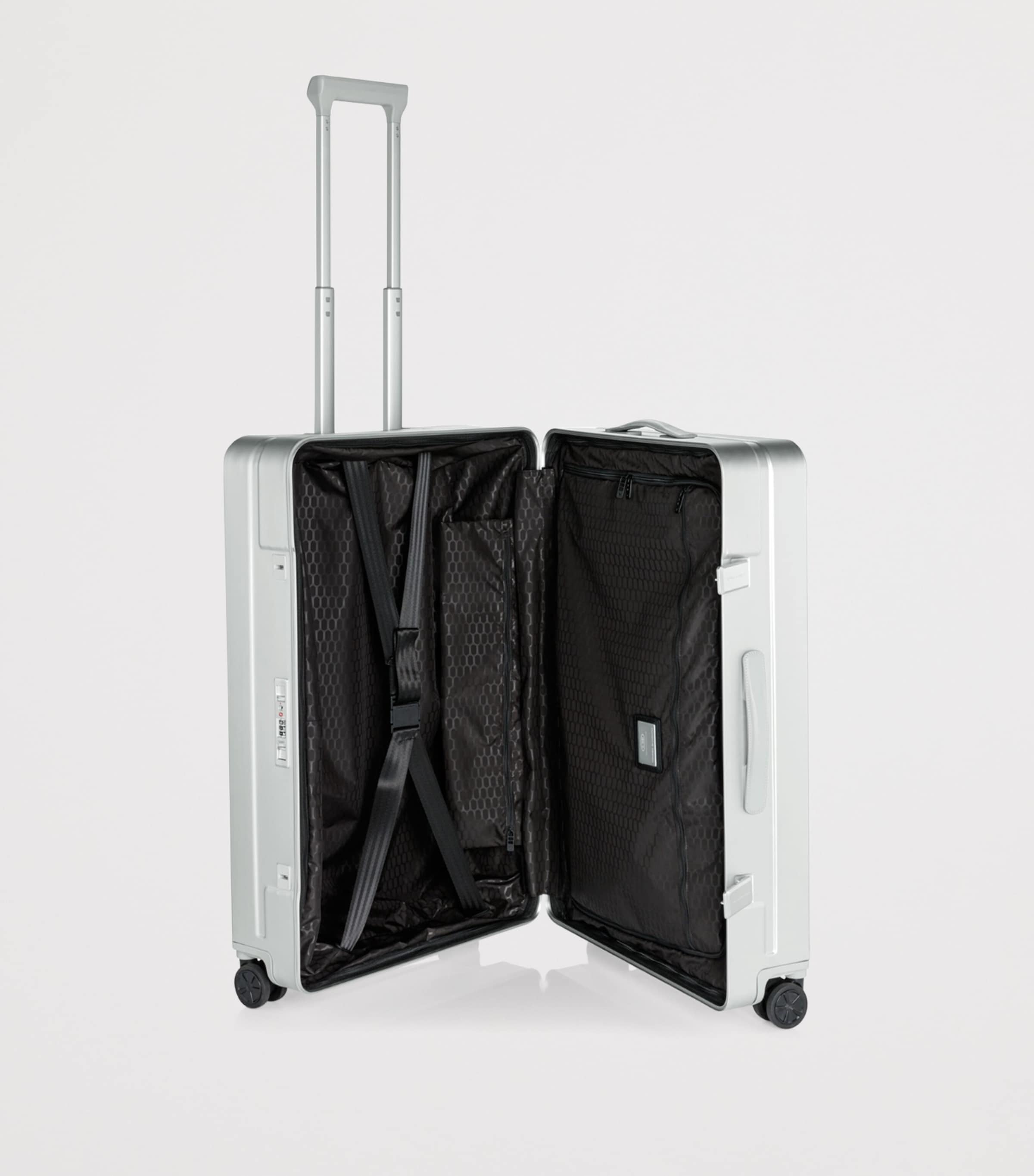 Roadster Aluminium Trolley L Suitcase (78cm) SILVER 021 Image 2