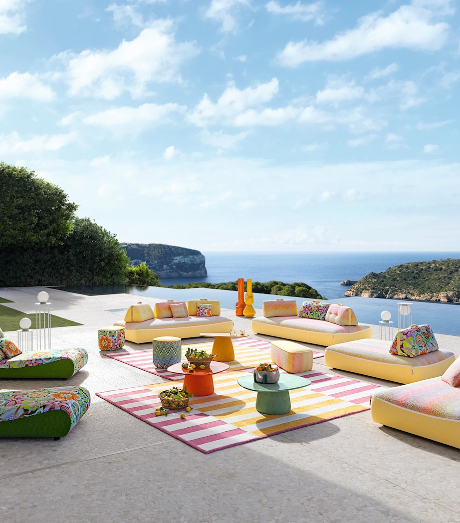 Roche Bobois x Missoni Formentera 4-Seater Outdoor Sofa Tissu Island Image 2