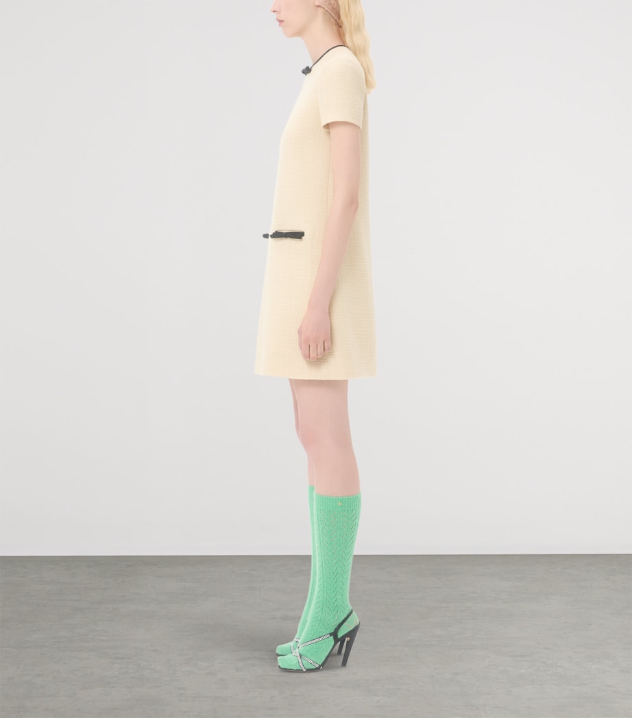 Wool-Blend Mini Dress DNG Image 6