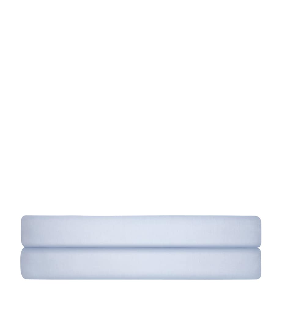 Ralph Lauren Home Oxford Blue Super King Fitted Sheet (180cm x 200cm) Blue Image 2