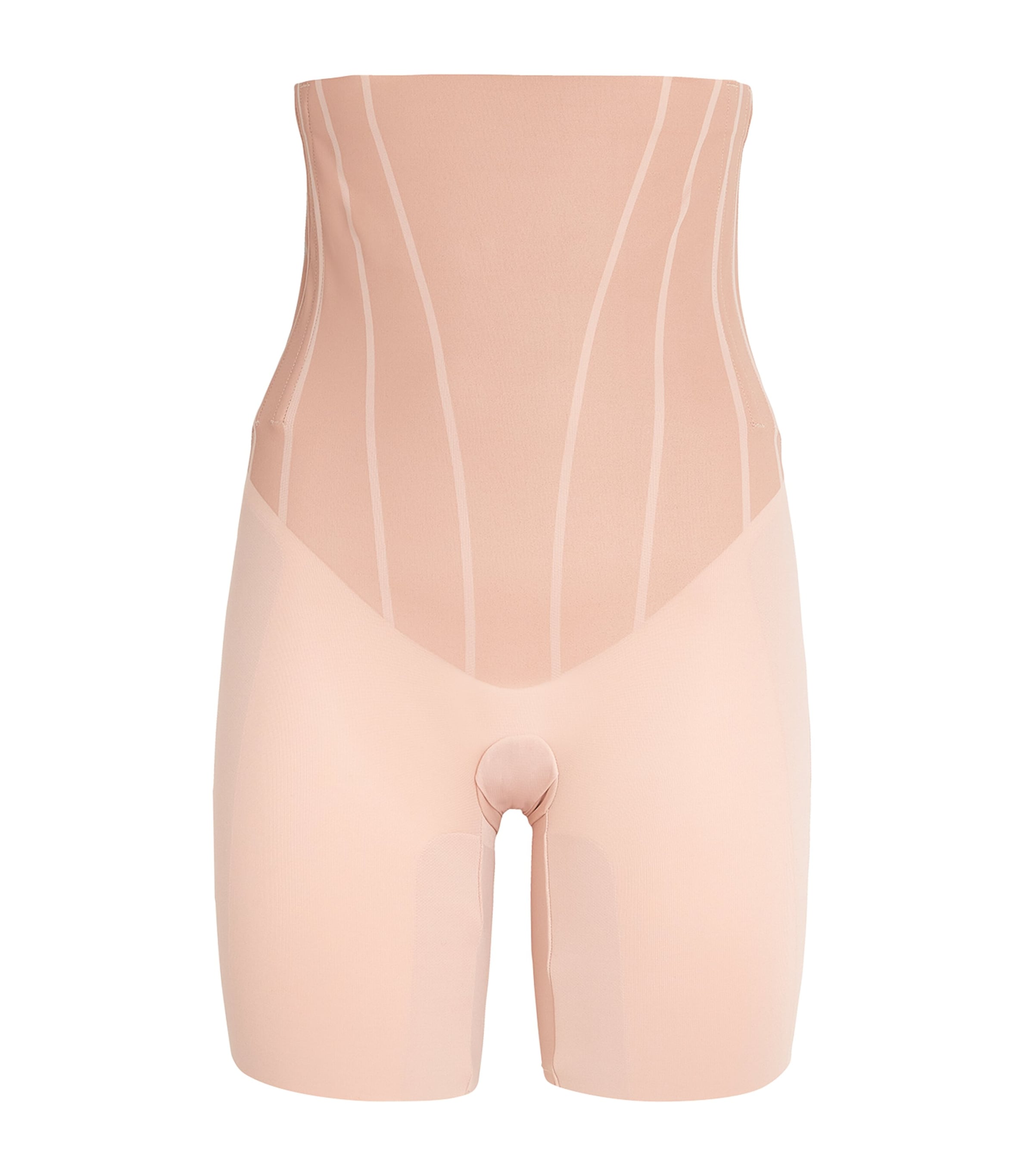 Spanx Supersculpt Totalcontour High-waisted Mid-thigh Shorts