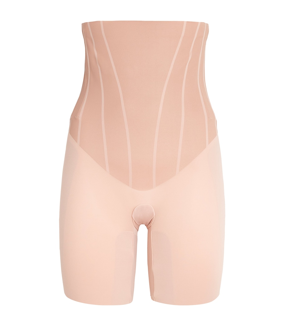 SPANXsupersculpt TotalContour High-Waisted Mid-Thigh Shorts NATURAL BRONZE Image 1