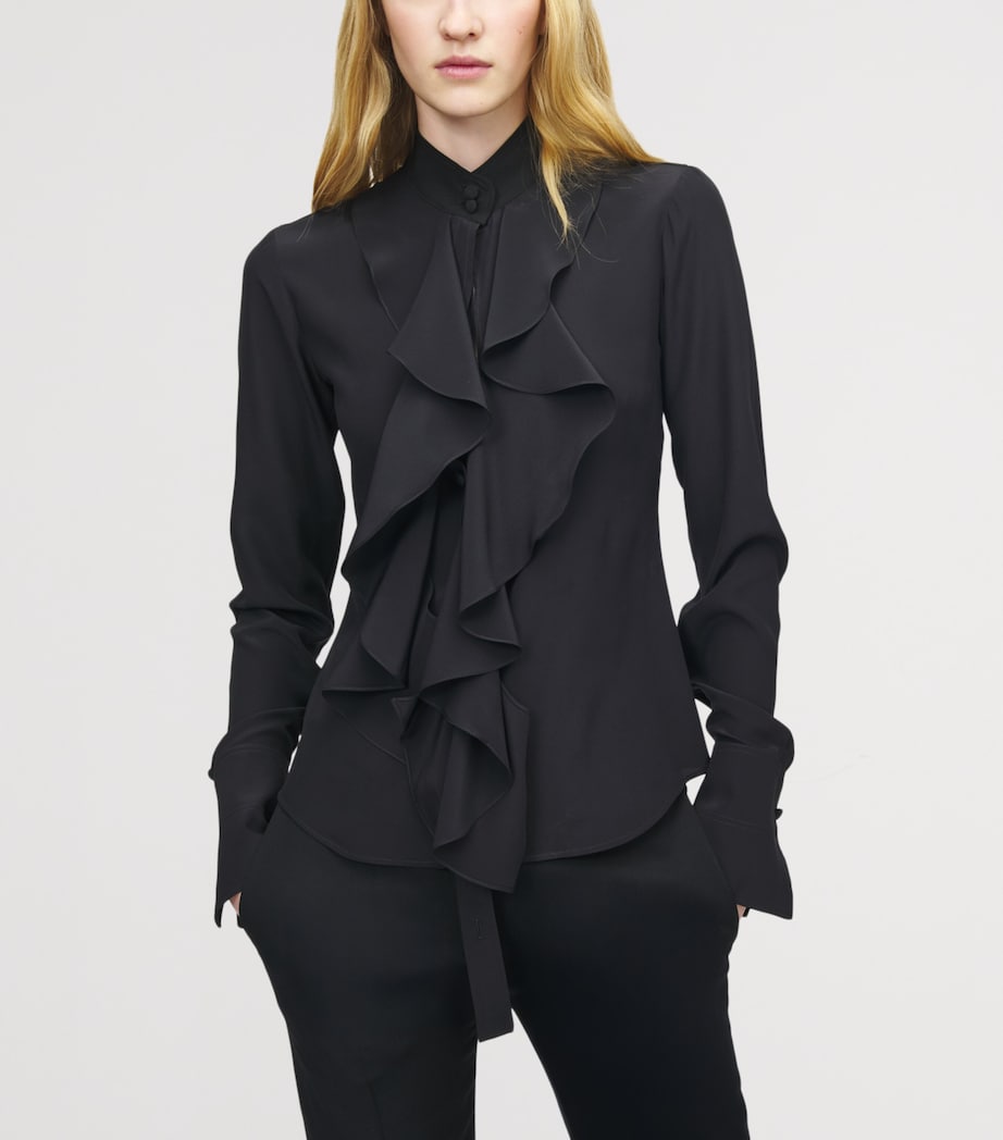 Cotton Ruffled Shirt 1000 Image 5