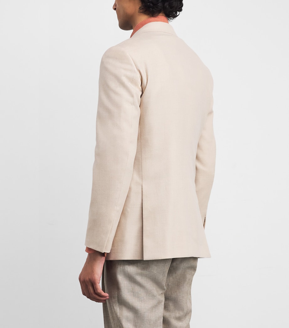 Wool Kent Double-Breasted Blazer SUMMER SAN Image 4