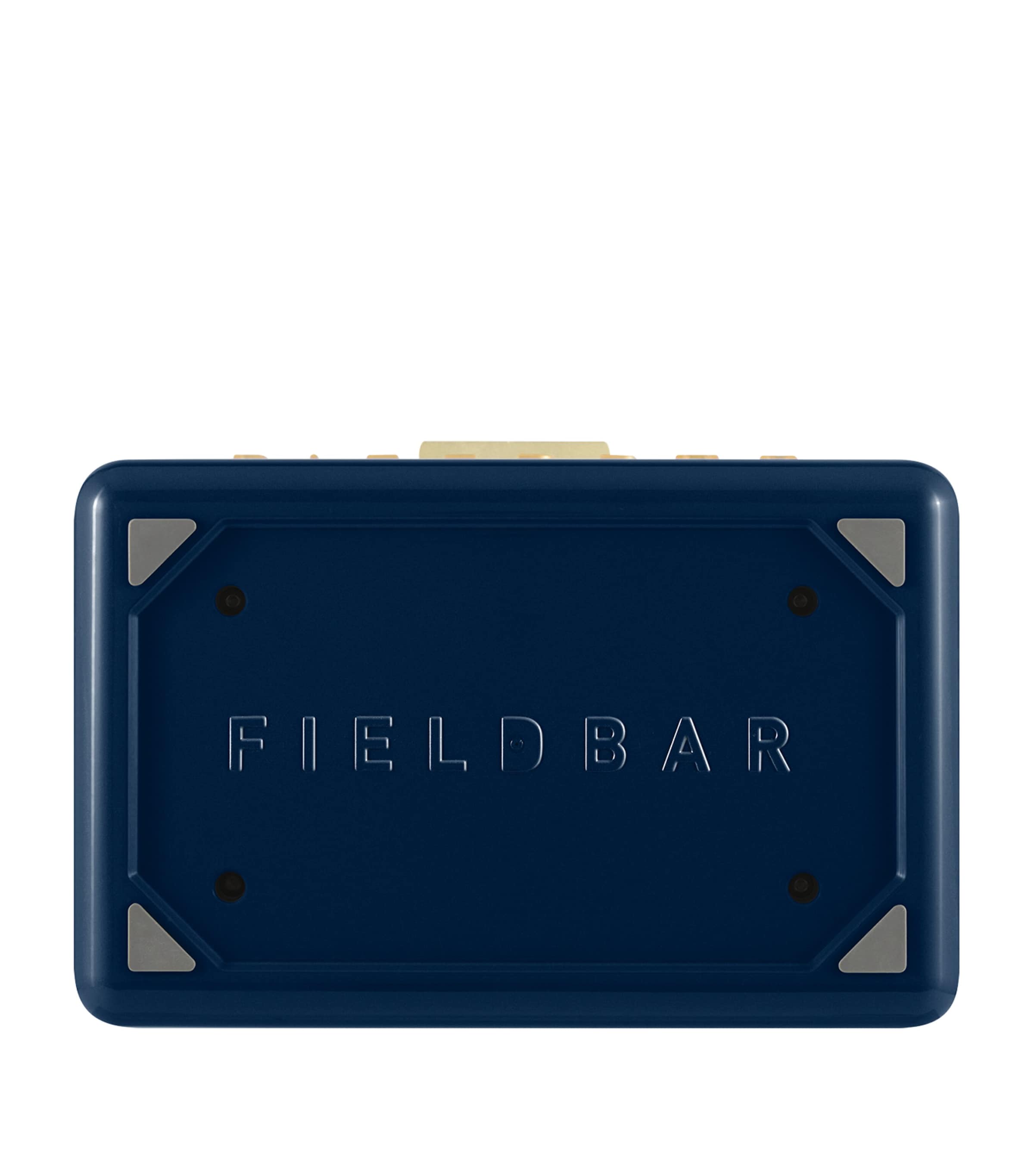 Mini Bar Cooler Box with Leather Sling (4L) BLUE Image 6