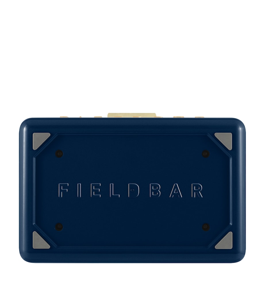 Mini Bar Cooler Box with Leather Sling (4L) BLUE Image 6