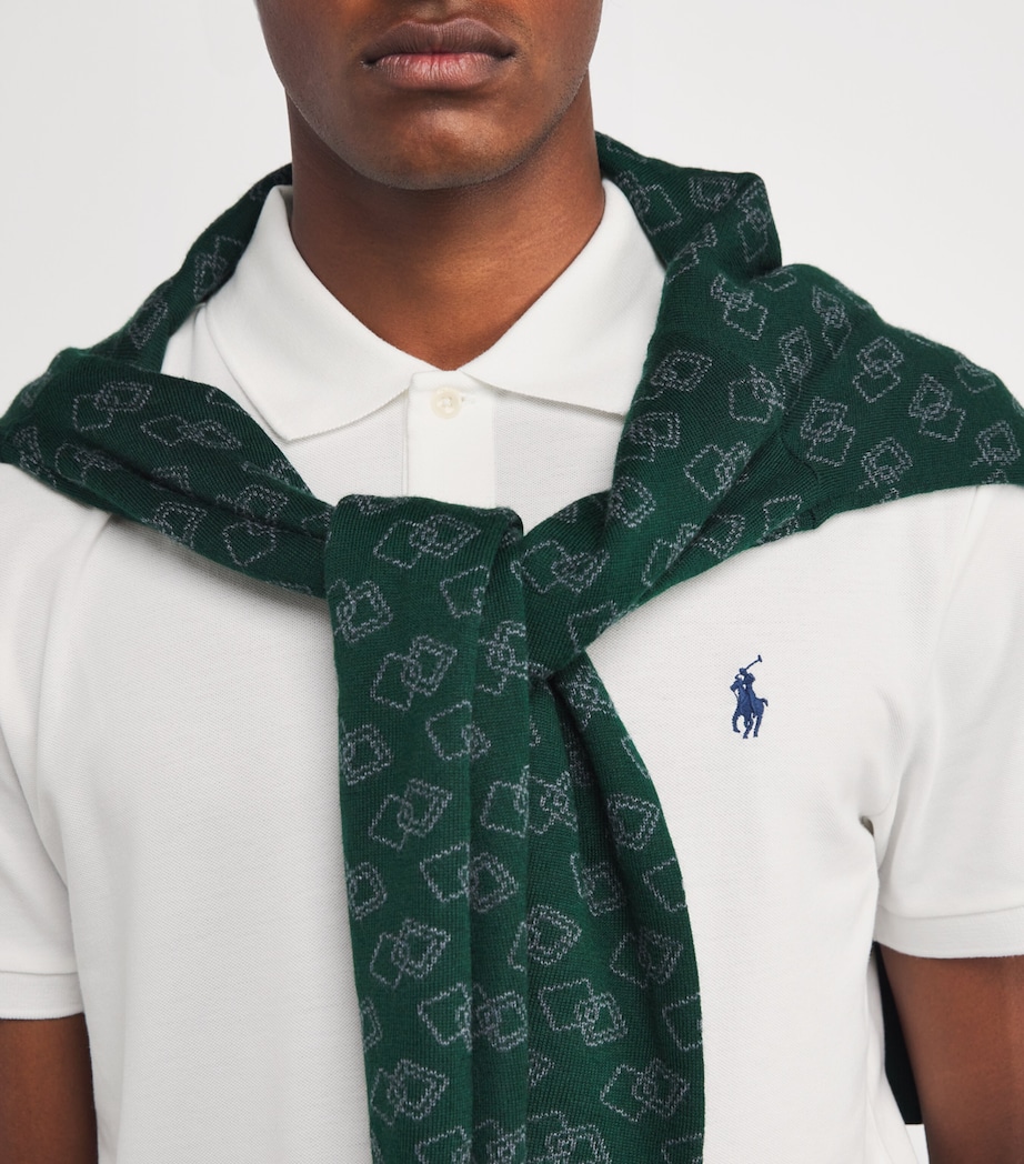 Stretch-Cotton Performance Tailored Polo Shirt CERAMIC WHITE Image 6