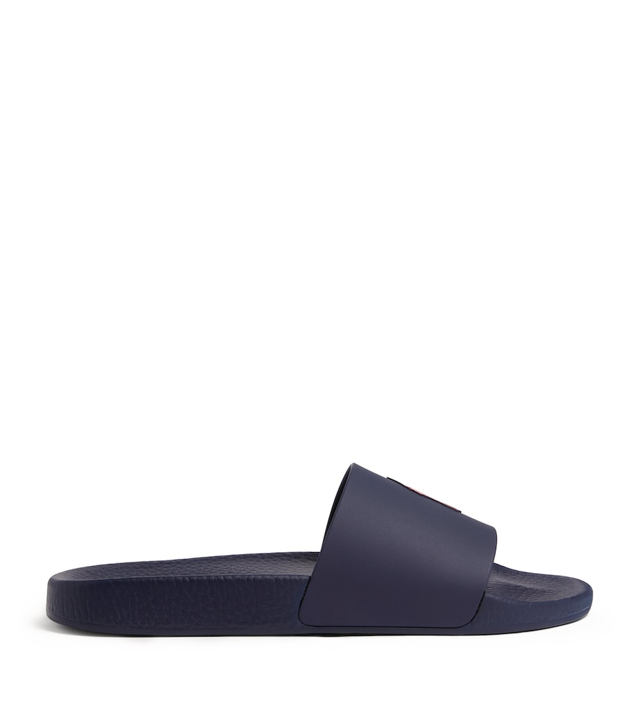 Polo Pony Slides NAVY/RED PP Image 2