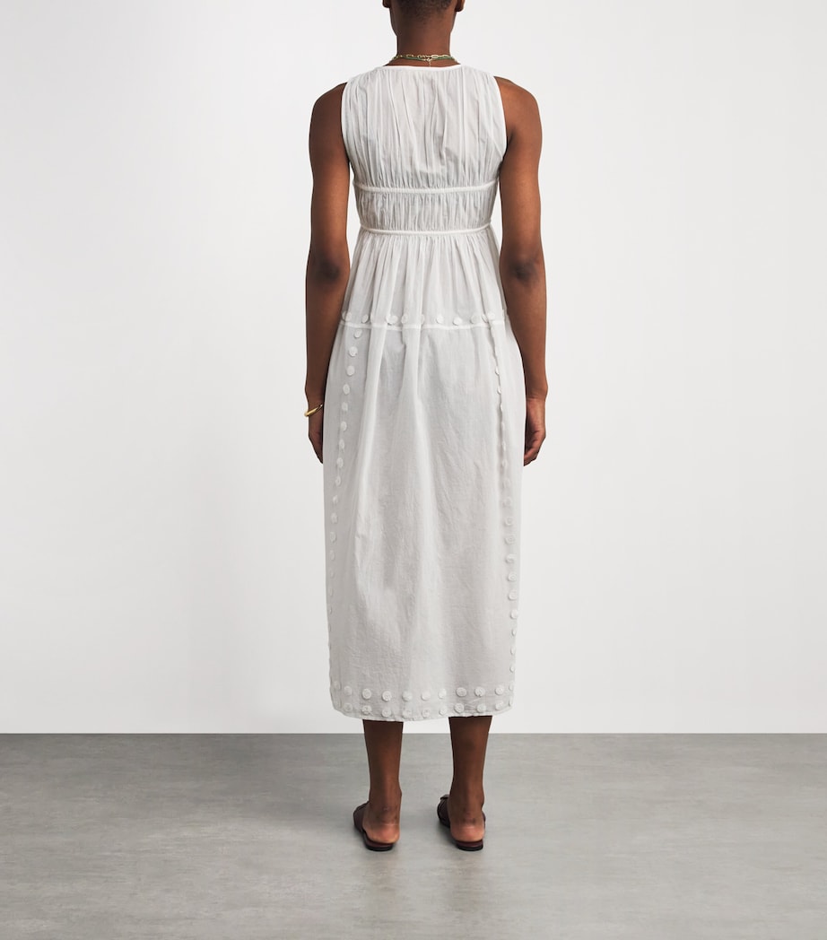 Cotton Gillian Midi Dress PRI PRISTINE Image 3
