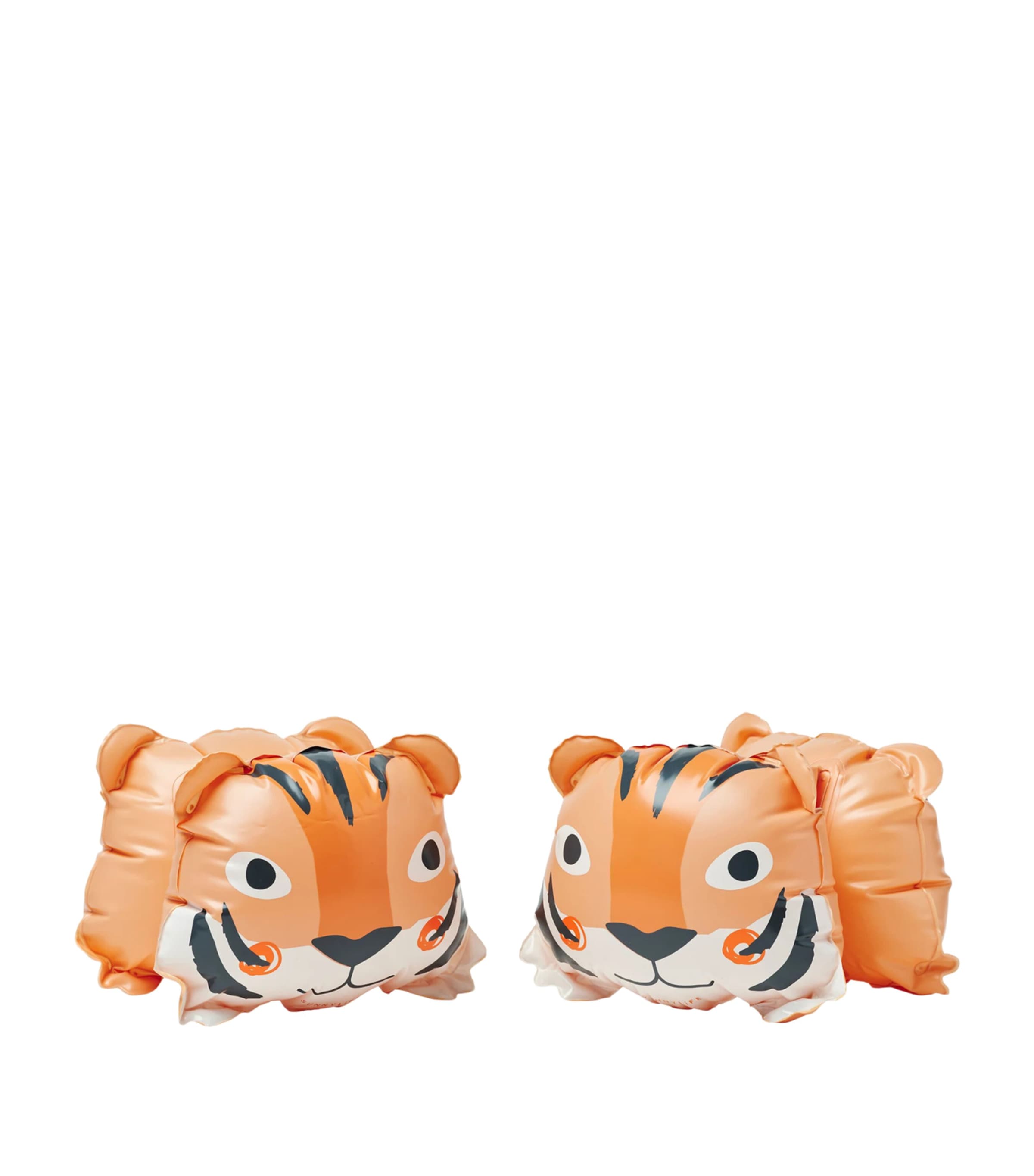 Sunnylife Kids Inflatable Tino the Tiger Armbands Orange Image 1