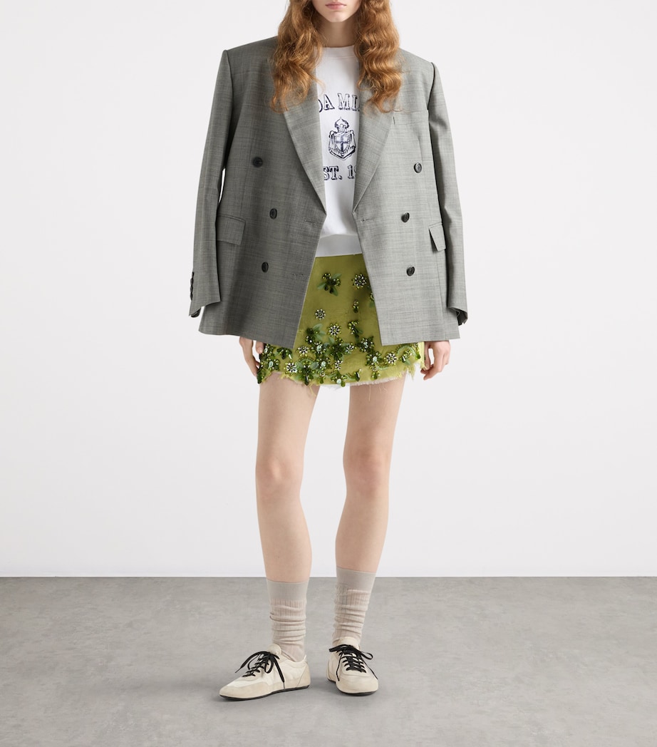 Embellished Mini Skirt F0613 Image 2